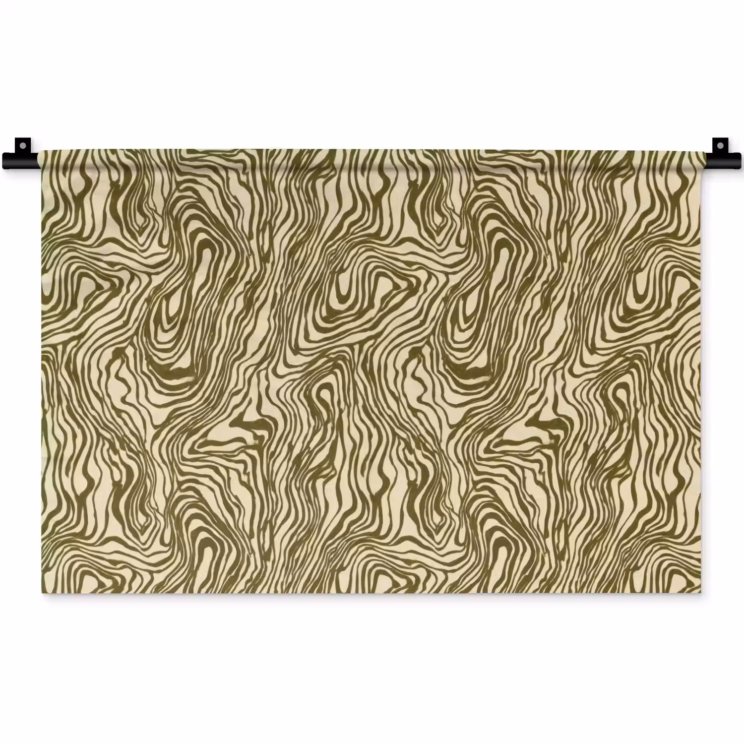 Abstract - Marmer - Groen Wandkleed katoen klein 269 -zz3d