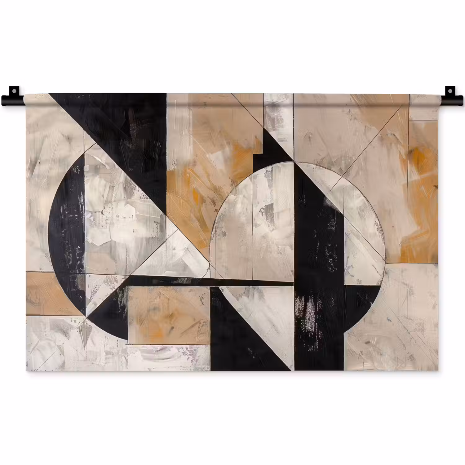 Abstract - Modern - Geometrisch - Pastel Wandkleed katoen klein -zz3d