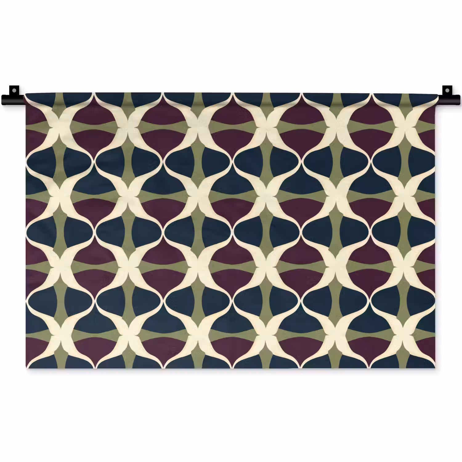 Abstract - Retro - Kleurrijk Wandkleed katoen klein 269 -zz3d