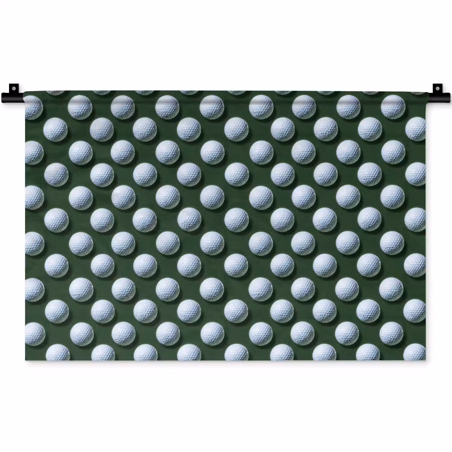 Ballen - Golf - Groen Wandkleed katoen klein 269 -zz3d