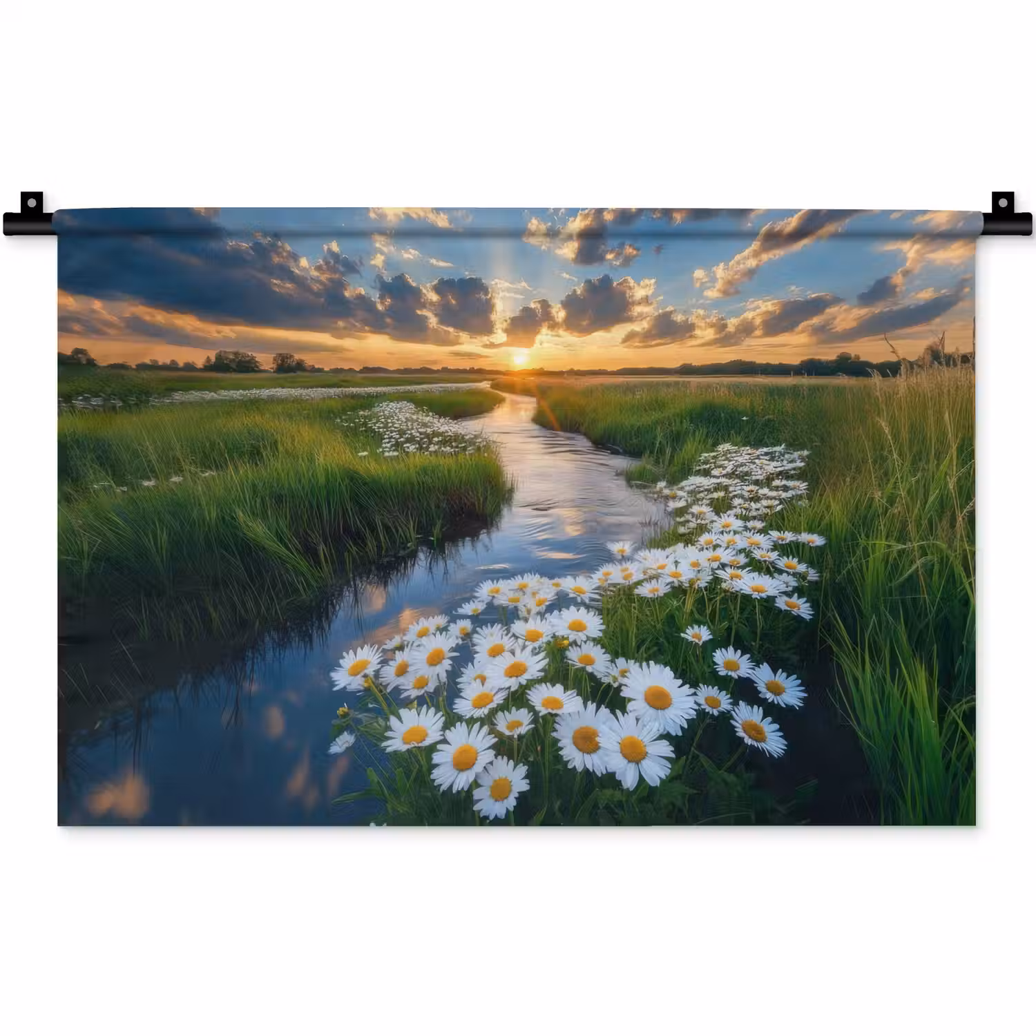 Beekje - Landschap - Margriet Wandkleed katoen klein -zz3d