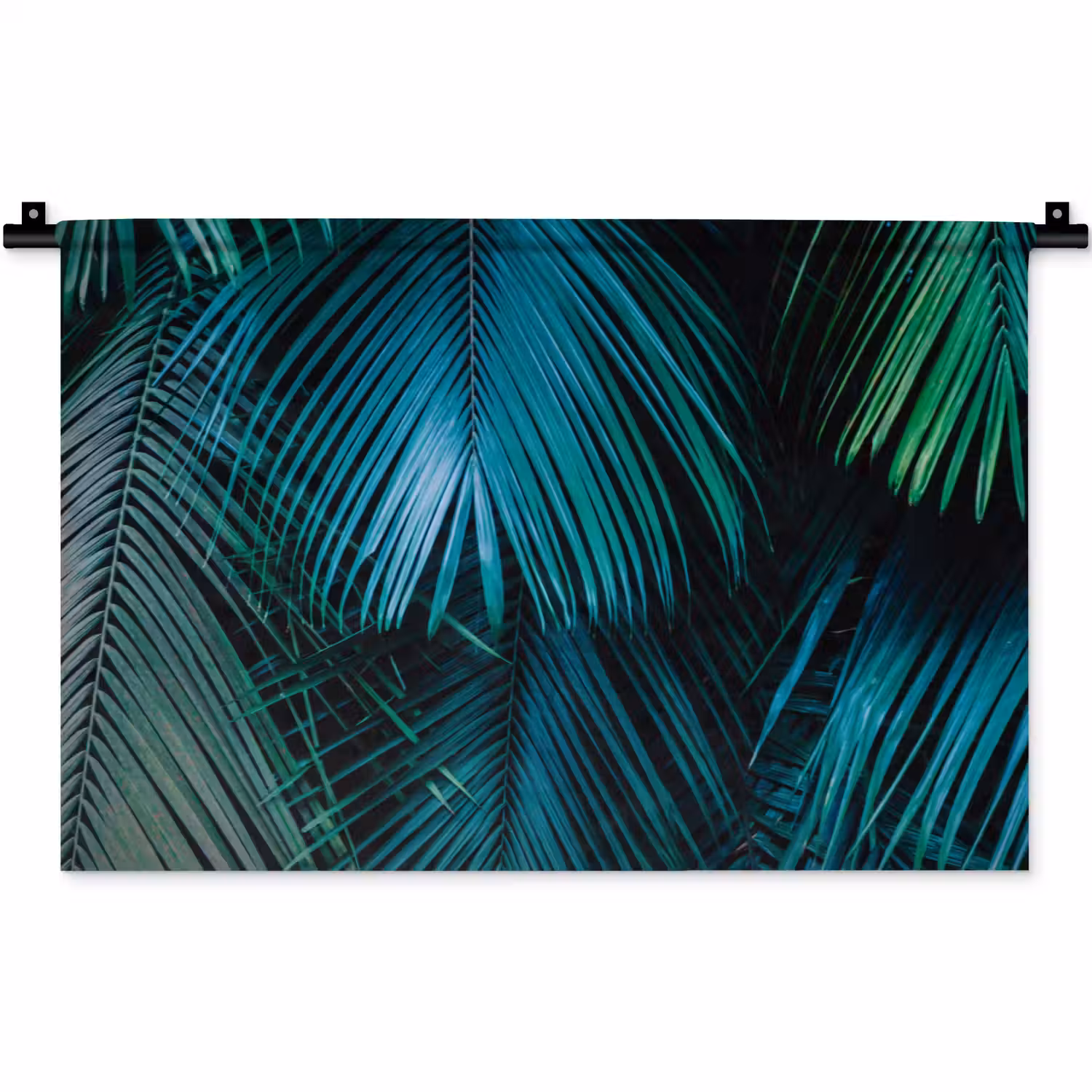 Bladeren - Tropisch - Jungle - Natuur Wandkleed katoen klein -zz3d