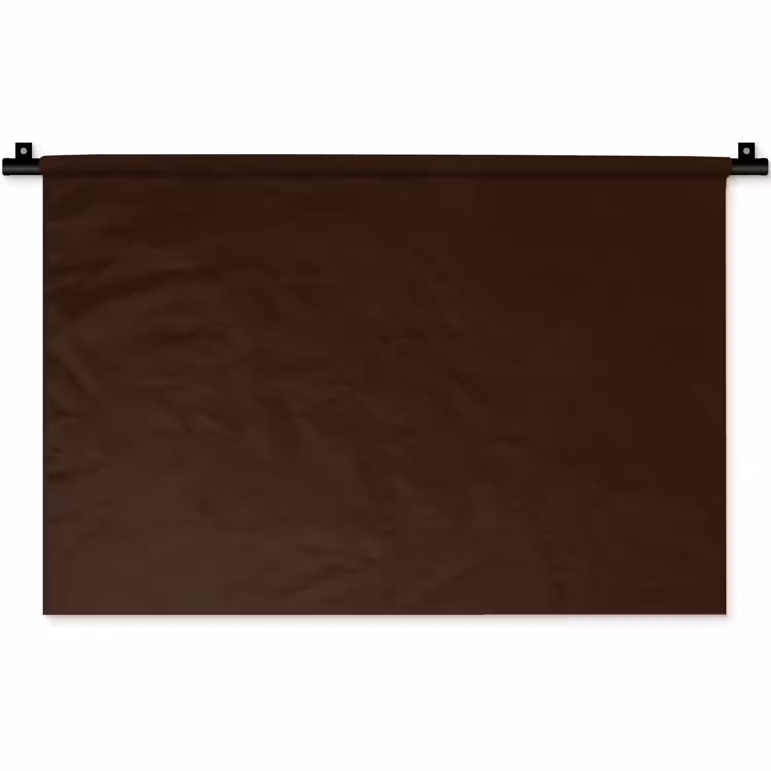 Dark - Chocolate - Bruin Wandkleed katoen klein 269 -zz3d