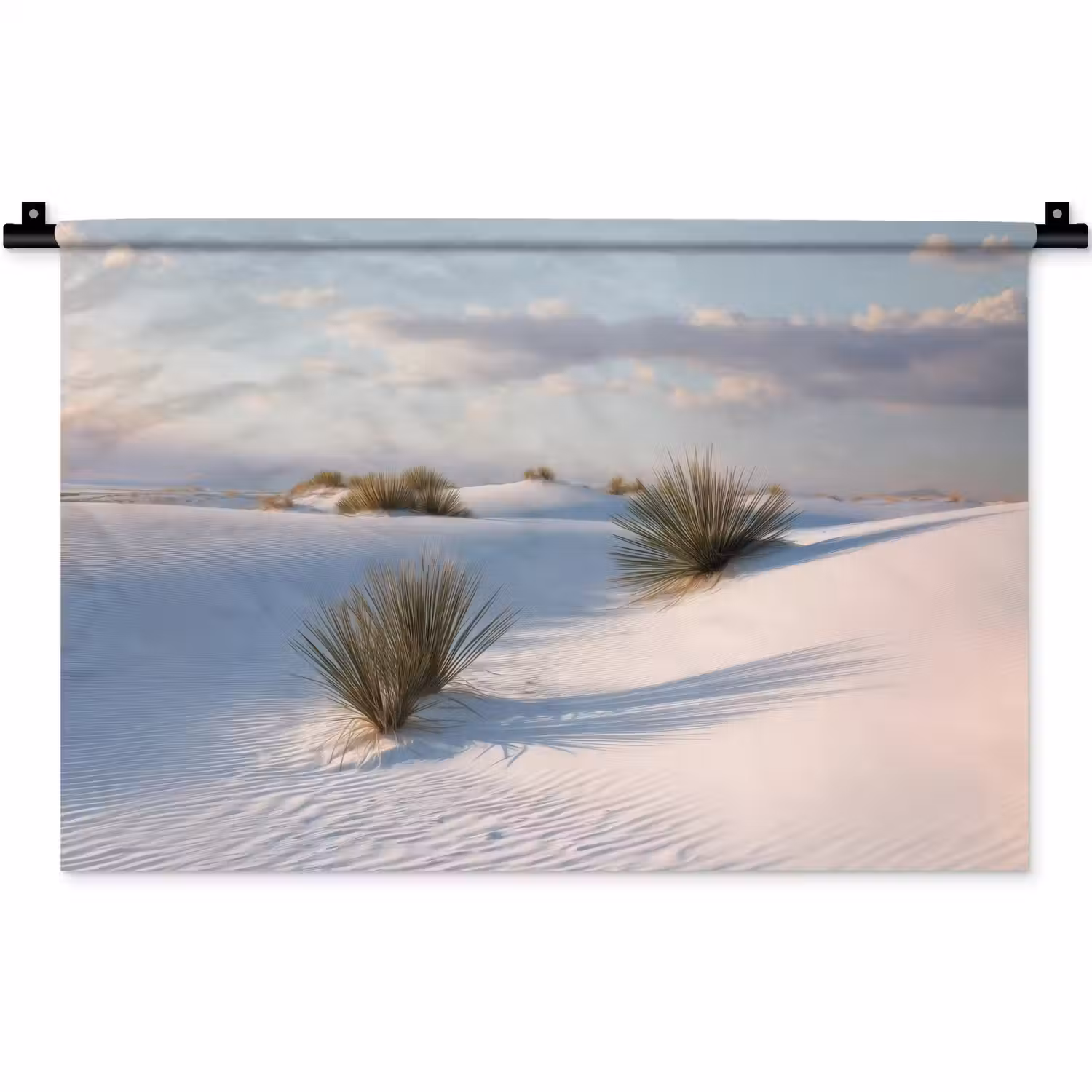 Duinen - Gras - Wolken - Beige Wandkleed katoen klein -zz3d