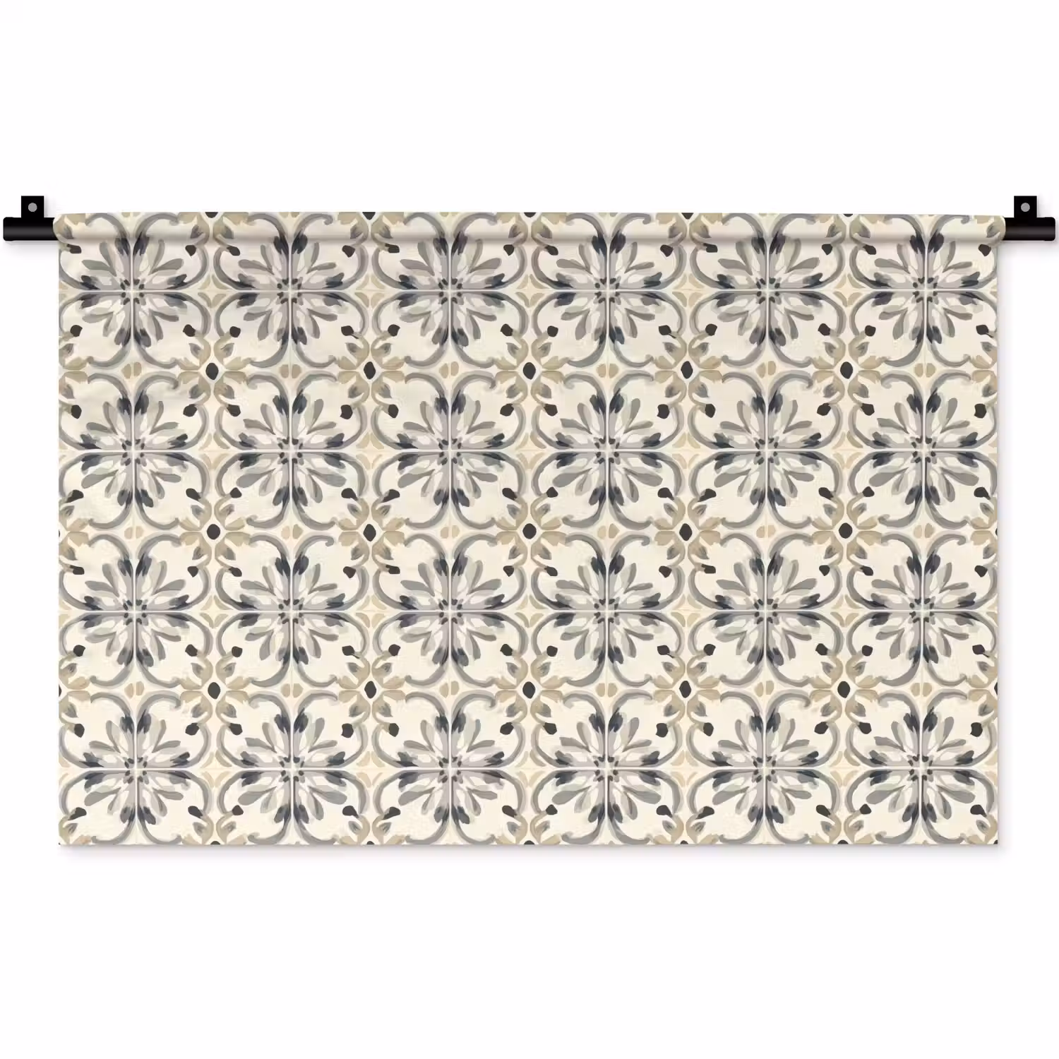 Floraal - Patroon - Kleurrijk Wandkleed katoen klein 269 -zz3d