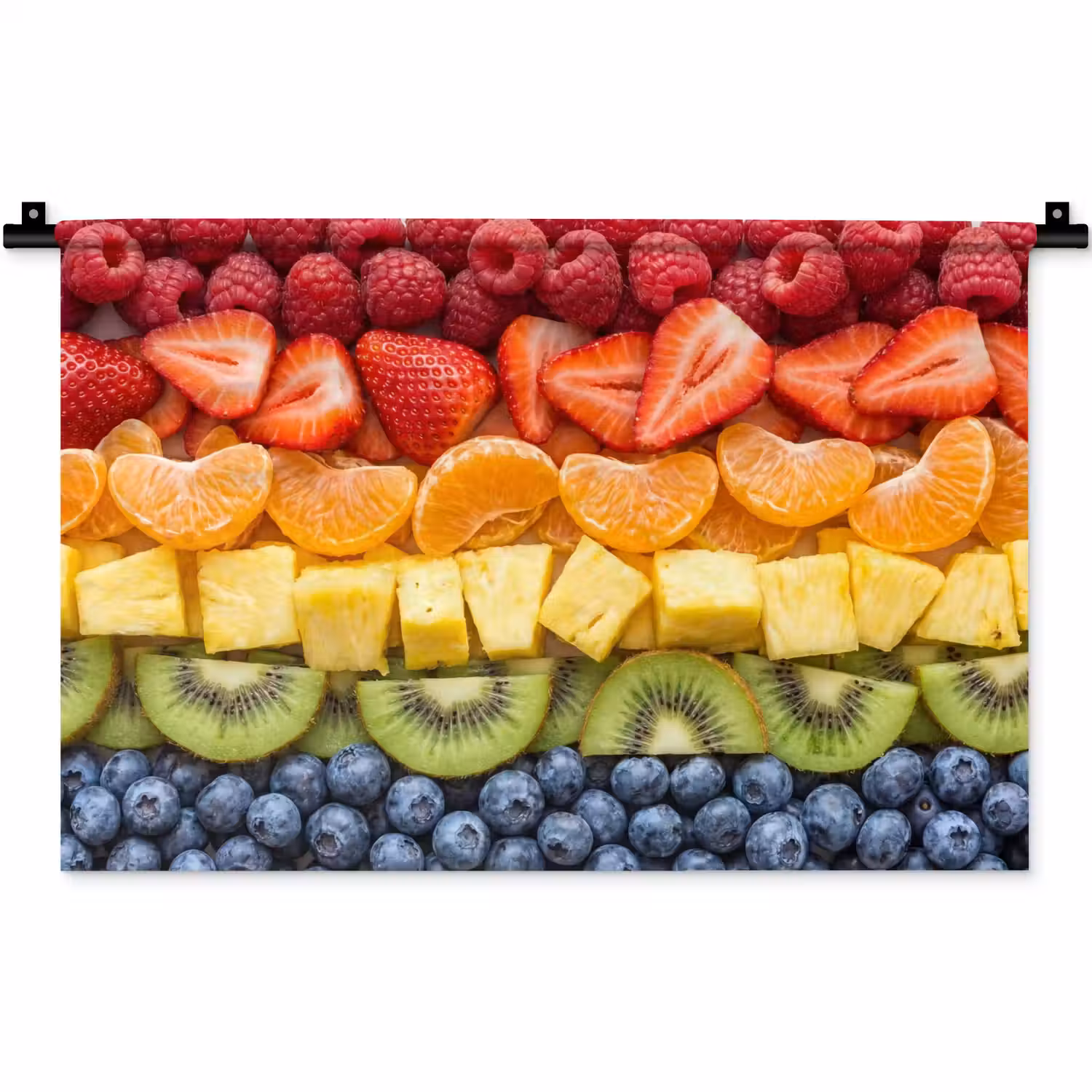 Fruit - Regenboog - Gezond - Kleurrijk Wandkleed katoen klein -zz3d