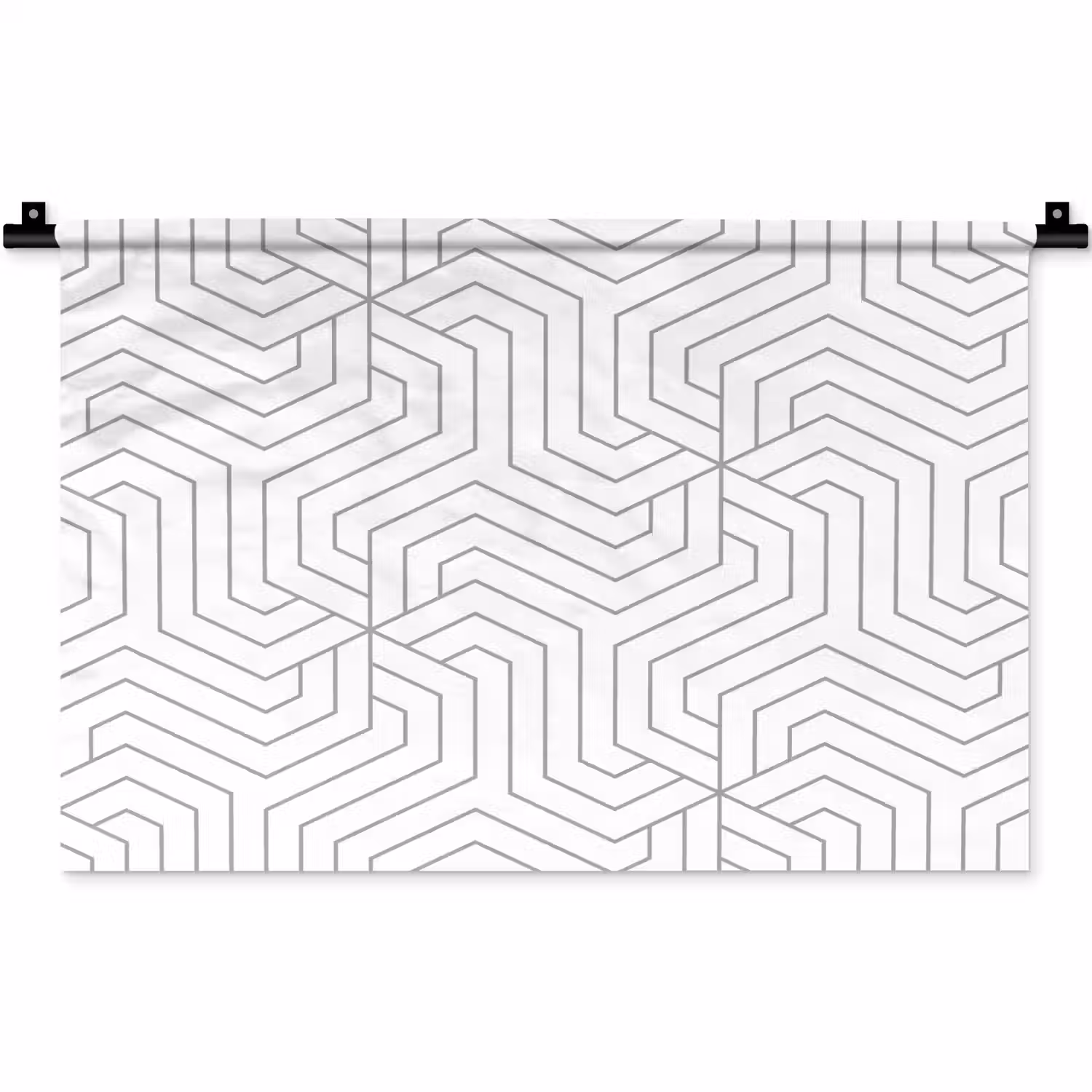 Geometrie - Lijn - Patroon Wandkleed katoen klein 269 -zz3d