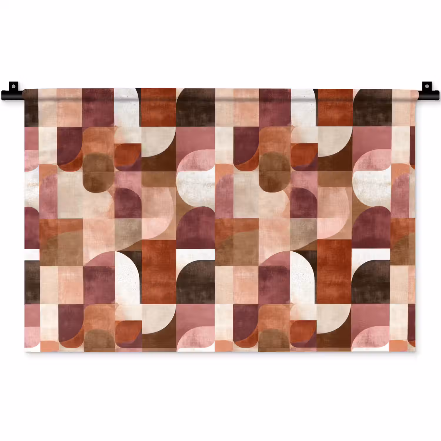 Geometrie - Modern - Retro Wandkleed katoen klein 269 -zz3d