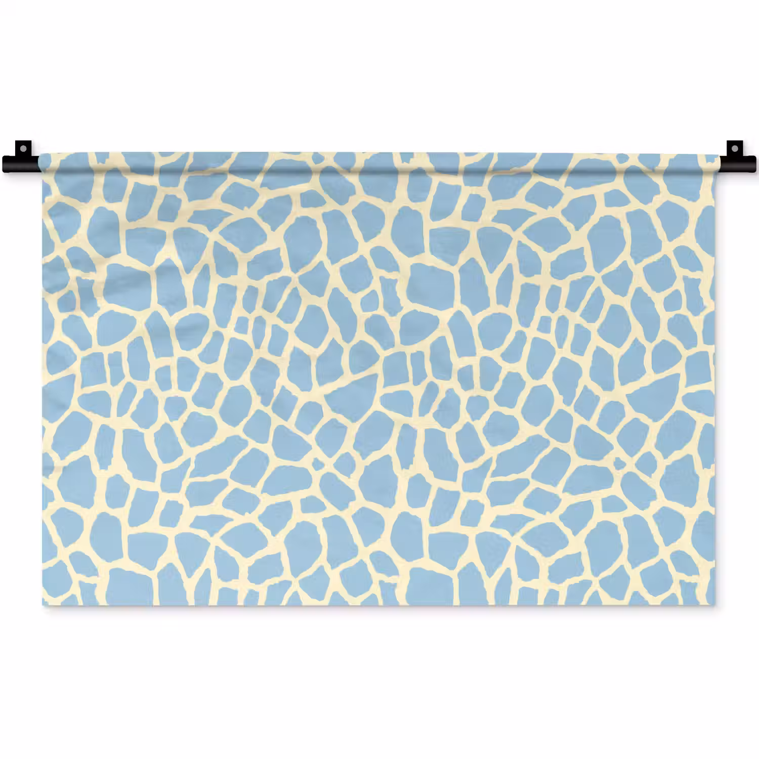 Giraf - Modern - Blauw Wandkleed katoen klein 269 -zz3d