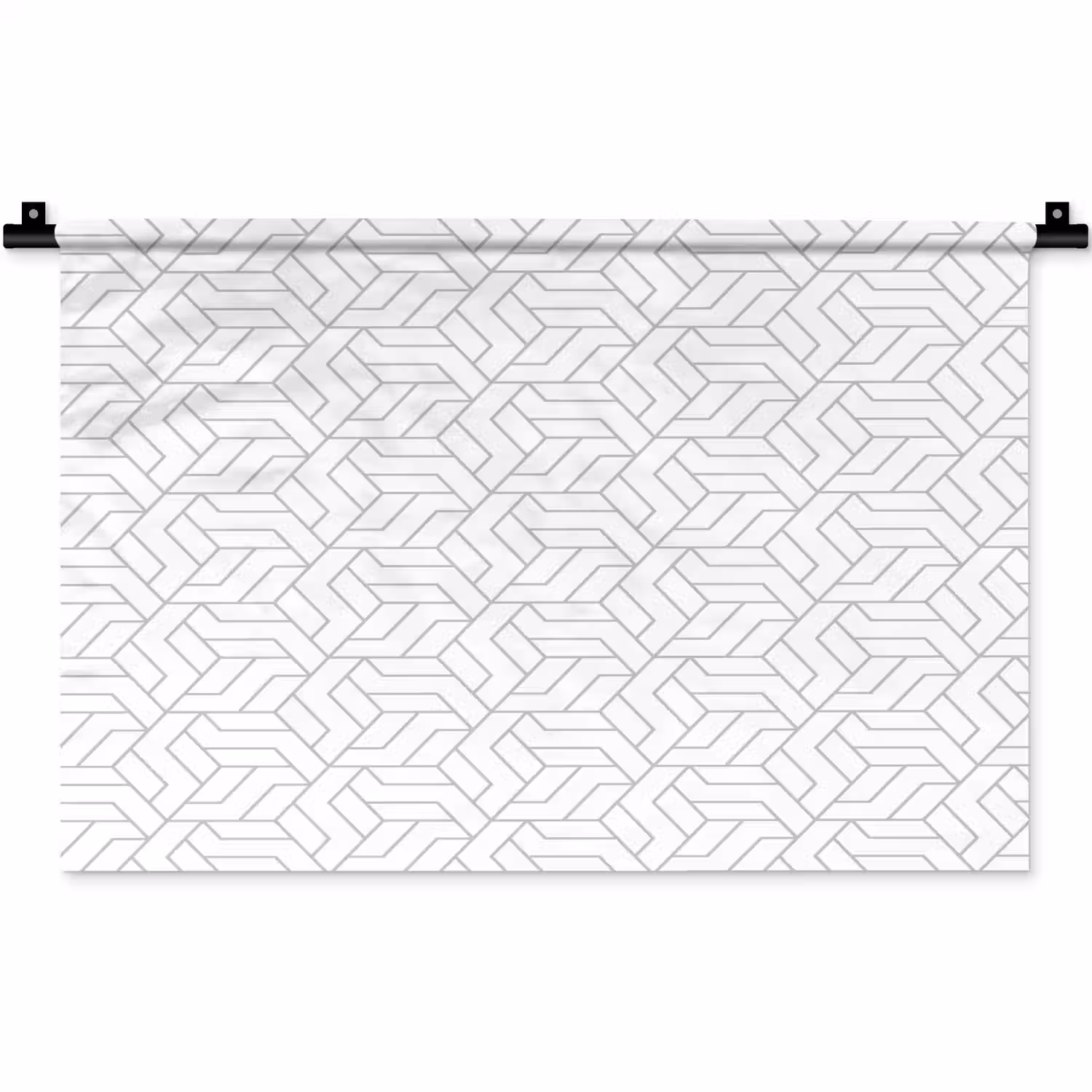 Grafisch - Patroon - Modern - Hexagon Wandkleed katoen klein 269 -zz3d
