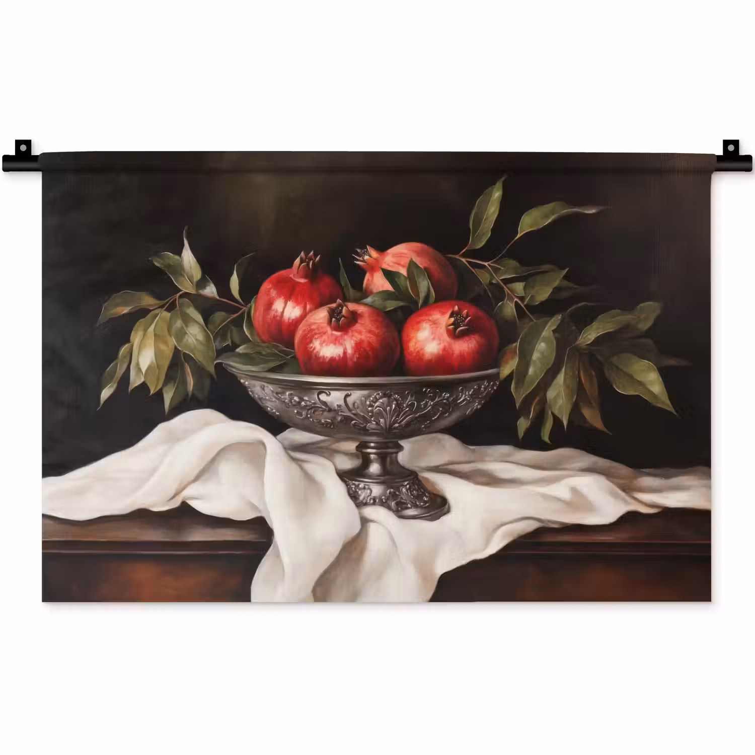 Granaatappels - Klassiek - Vintage Wandkleed katoen klein -zz3d