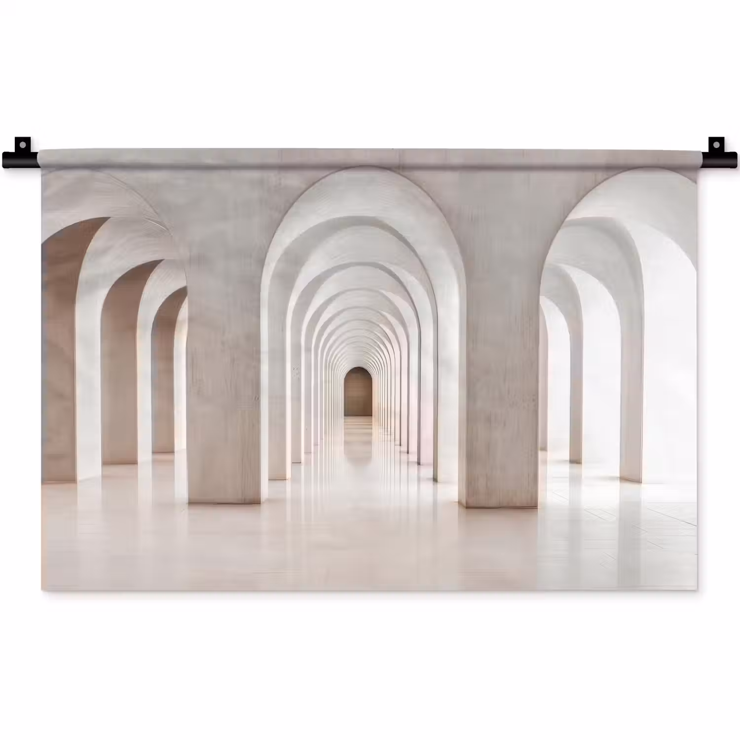 Hal - Bogen - Symmetrisch - Modern Wandkleed katoen klein -zz3d