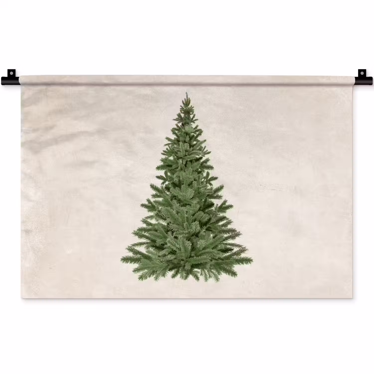 Kerstboom - Groen - Kerstmis - Feestdagen Wandkleed katoen klein -zz3d