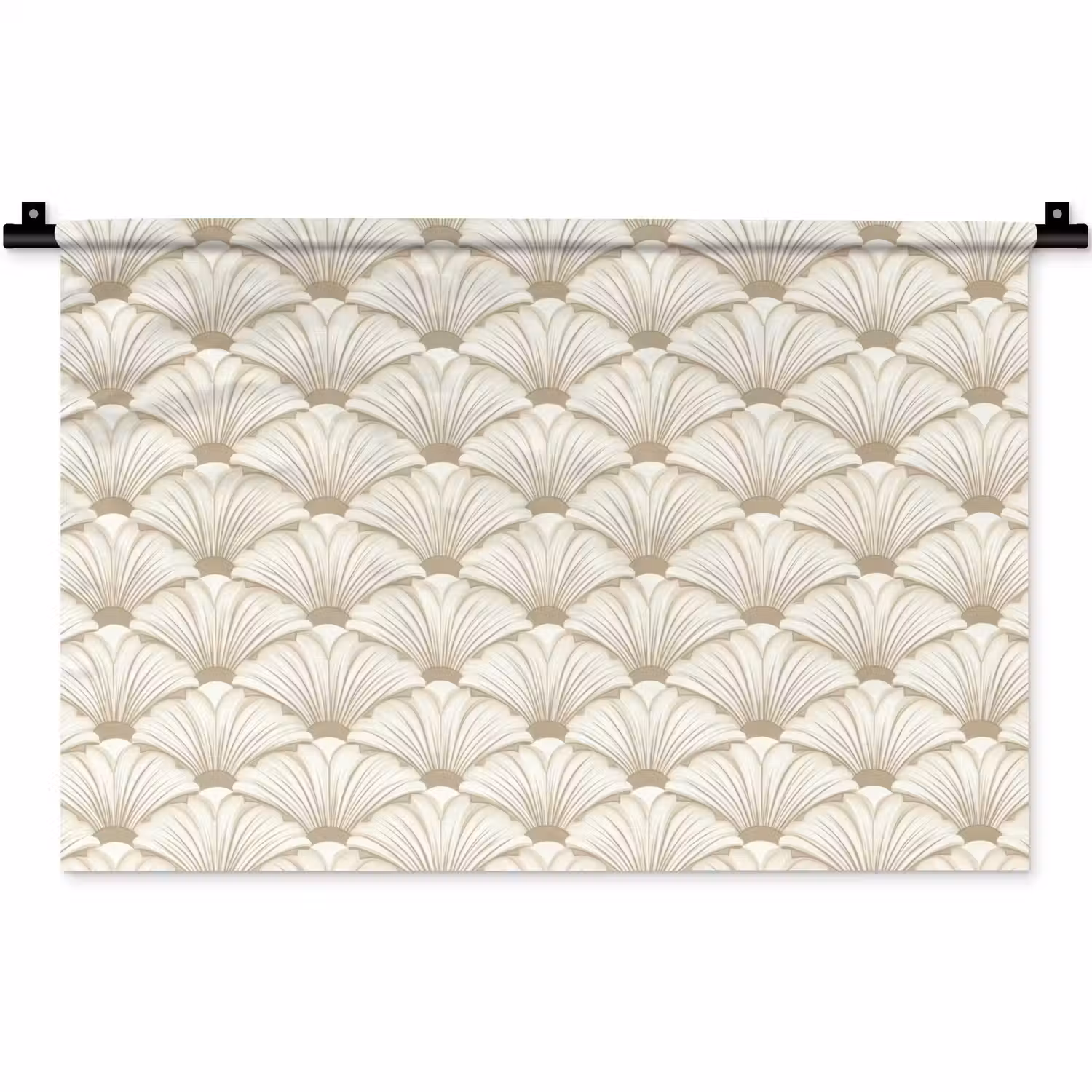 Klassiek - Art - Beige Wandkleed katoen klein 269 -zz3d