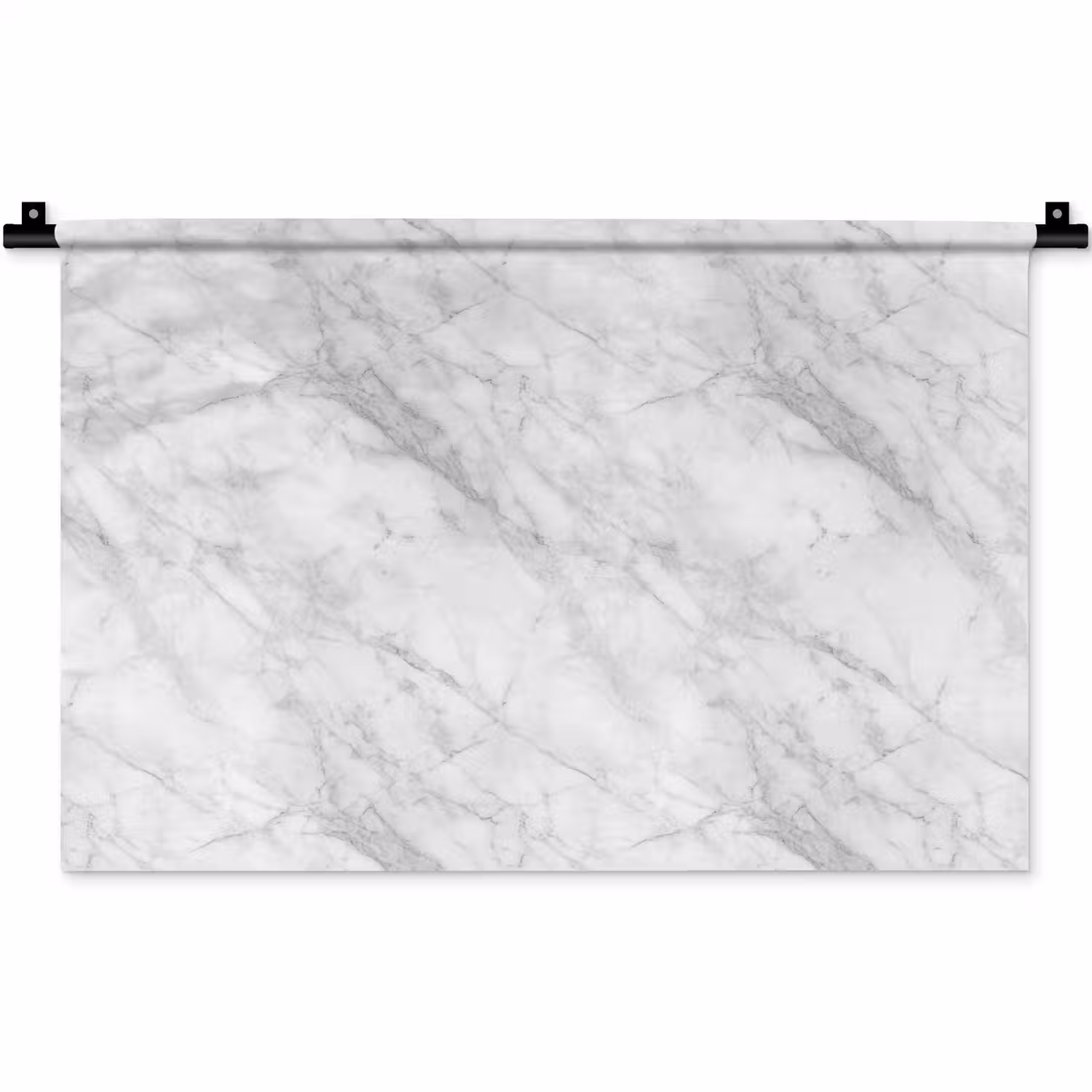 Klassiek - Marmer - Grijs Wandkleed katoen klein 269 -zz3d