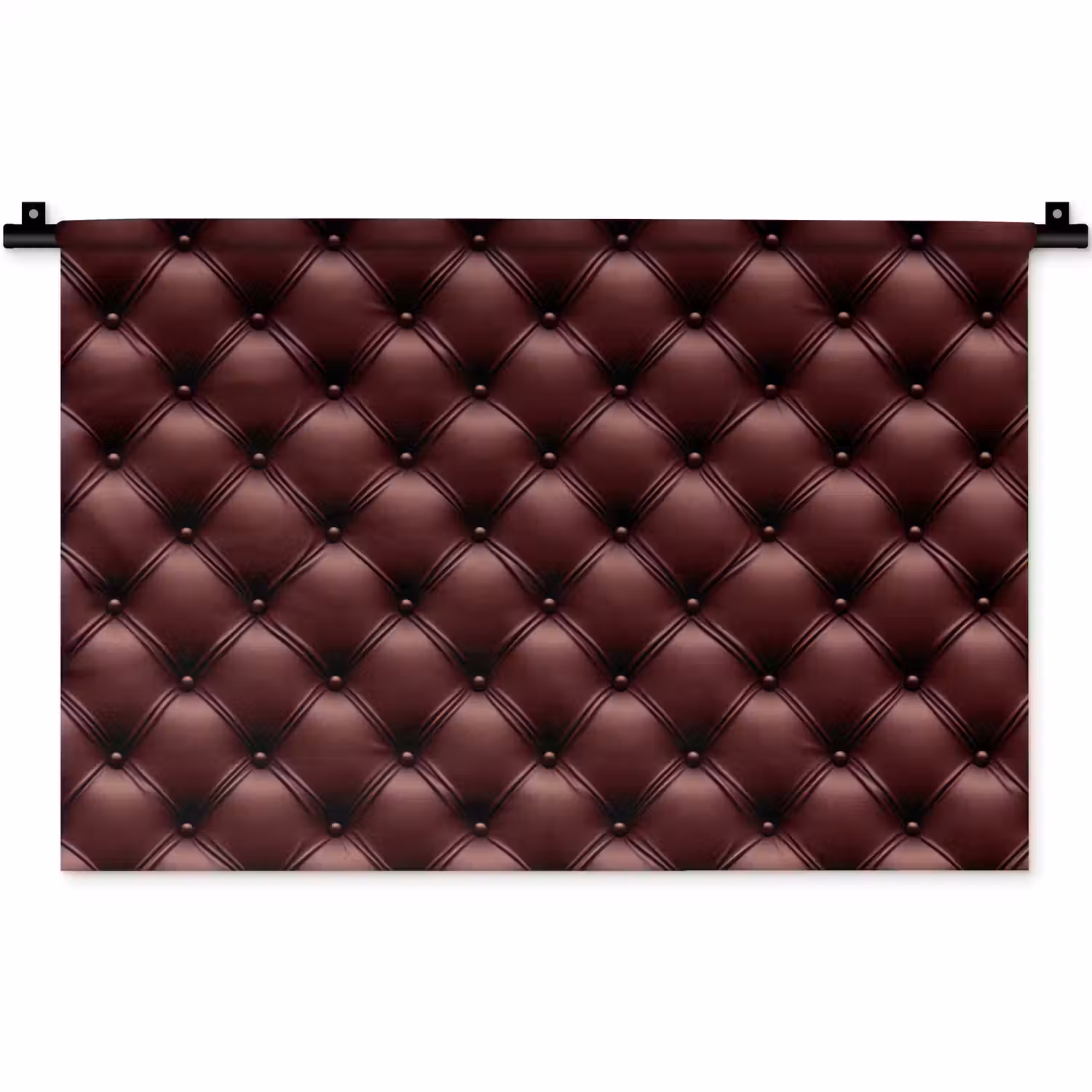 Leer - Patroon - Bordeaux Wandkleed katoen klein 269 -zz3d