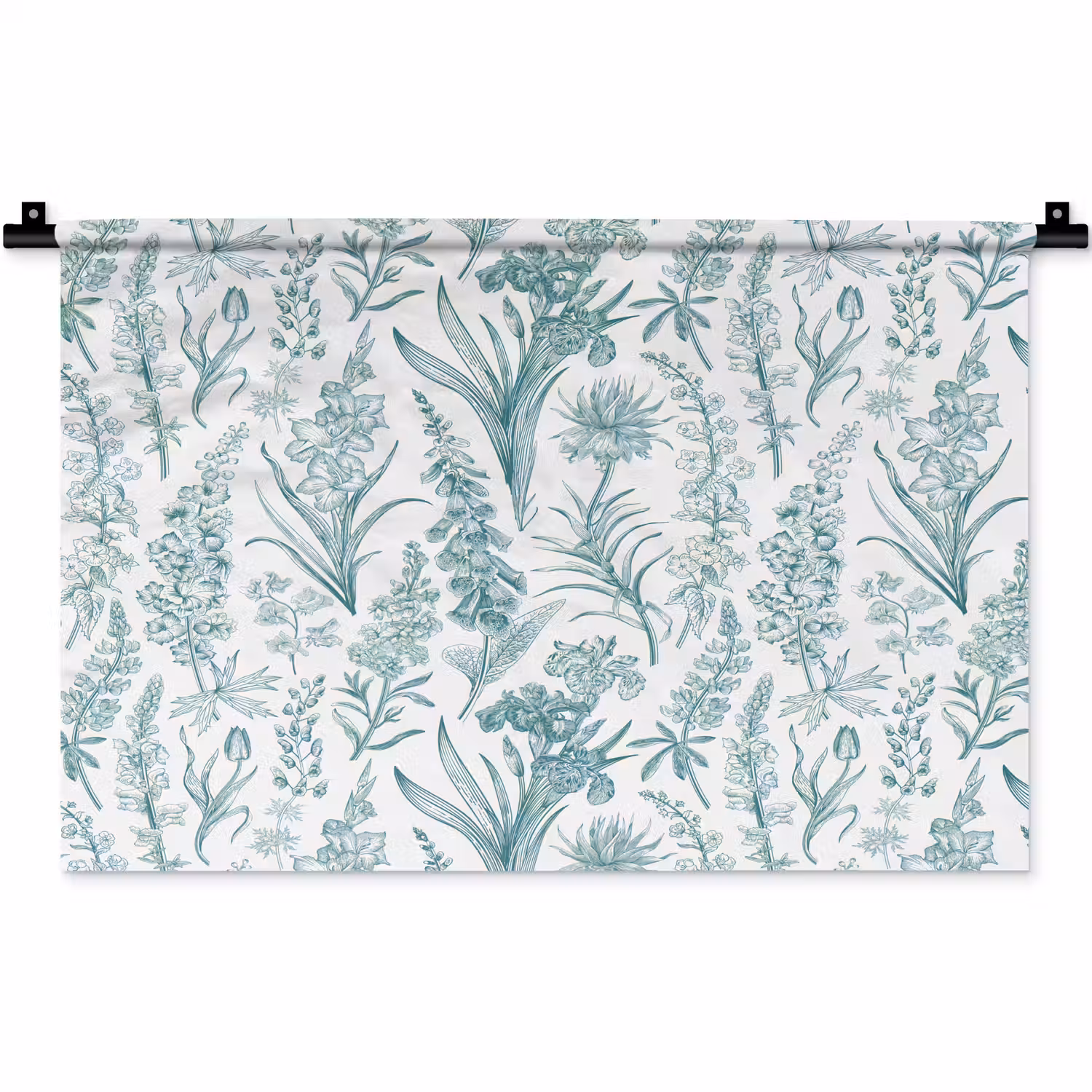 Lovely - Garden - Emerald Wandkleed katoen klein 269 -zz3d