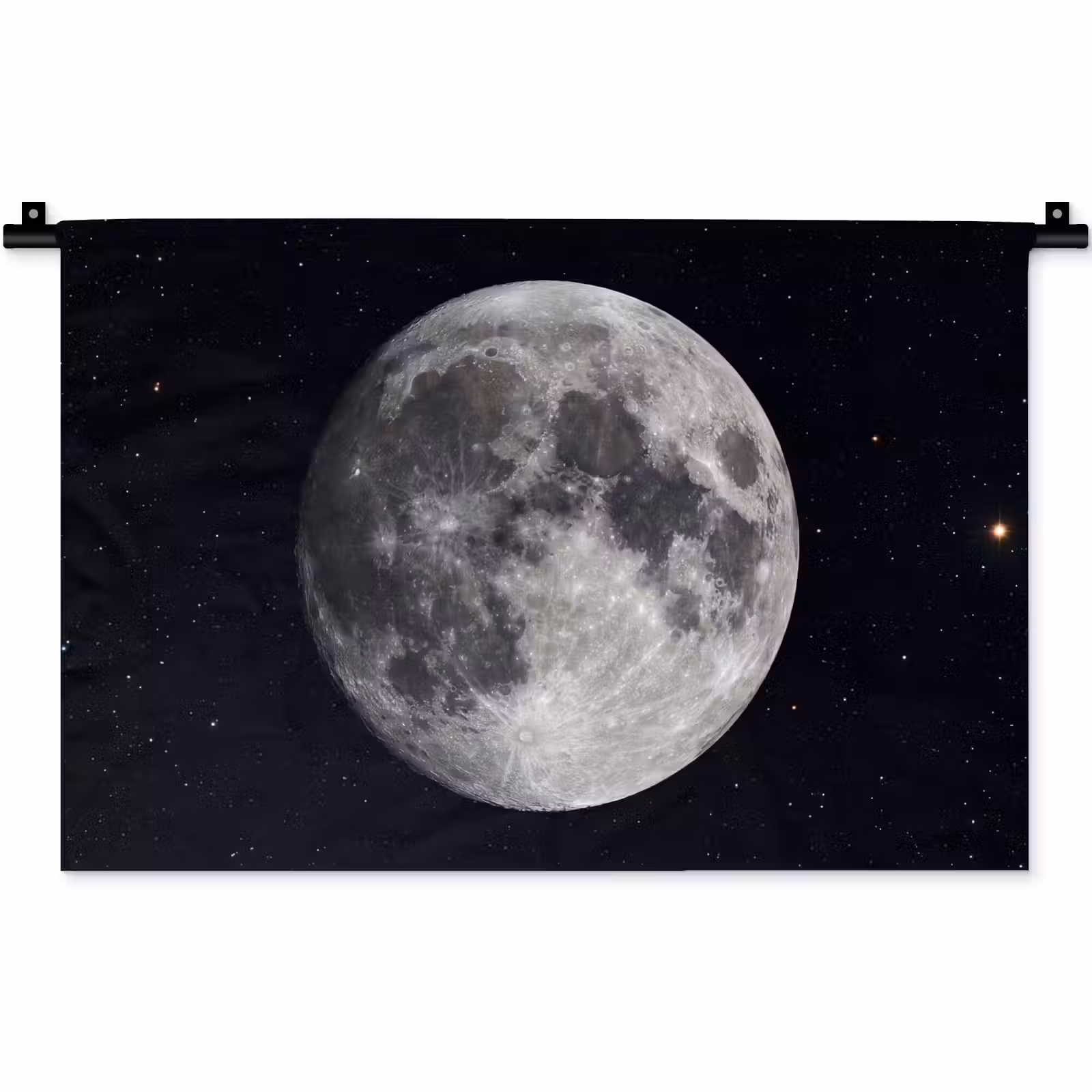 Wandkleed - Maan - Sterren - Ruimte - Maan - Sterren - Ruimte Wandkleed katoen klein