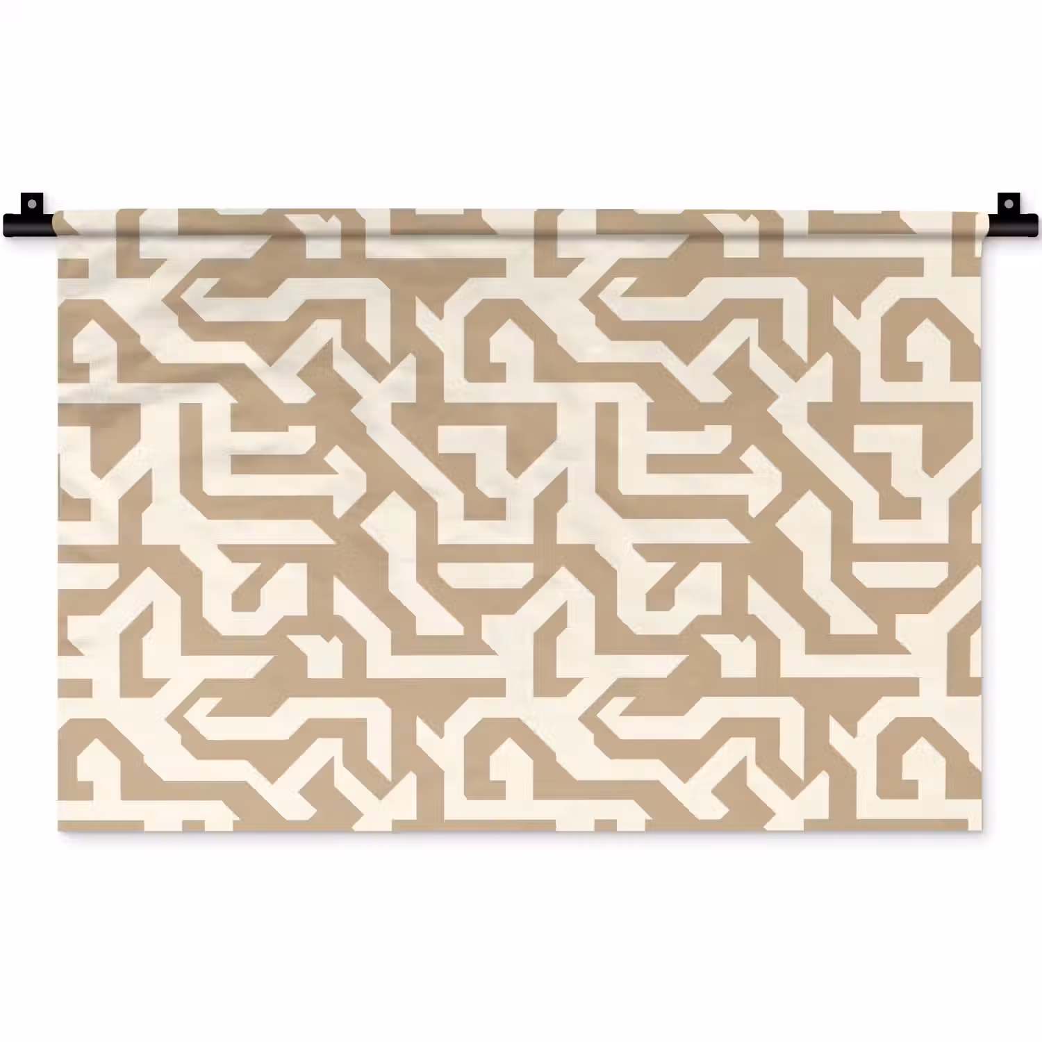 Modern - Abstract - Beige Wandkleed katoen klein 269 -zz3d