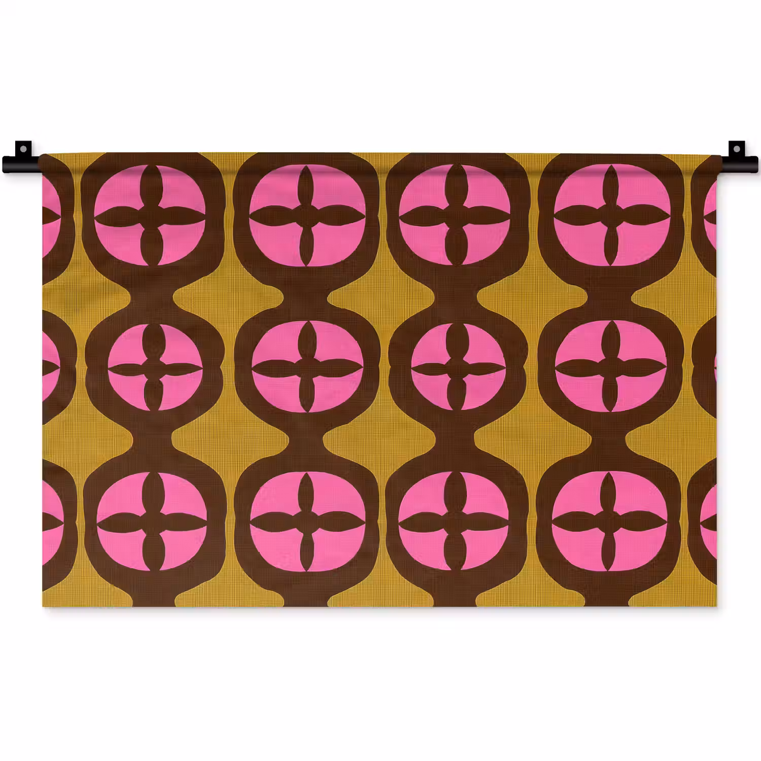 Modern - Patroon - Roze Wandkleed katoen klein 269 -zz3d