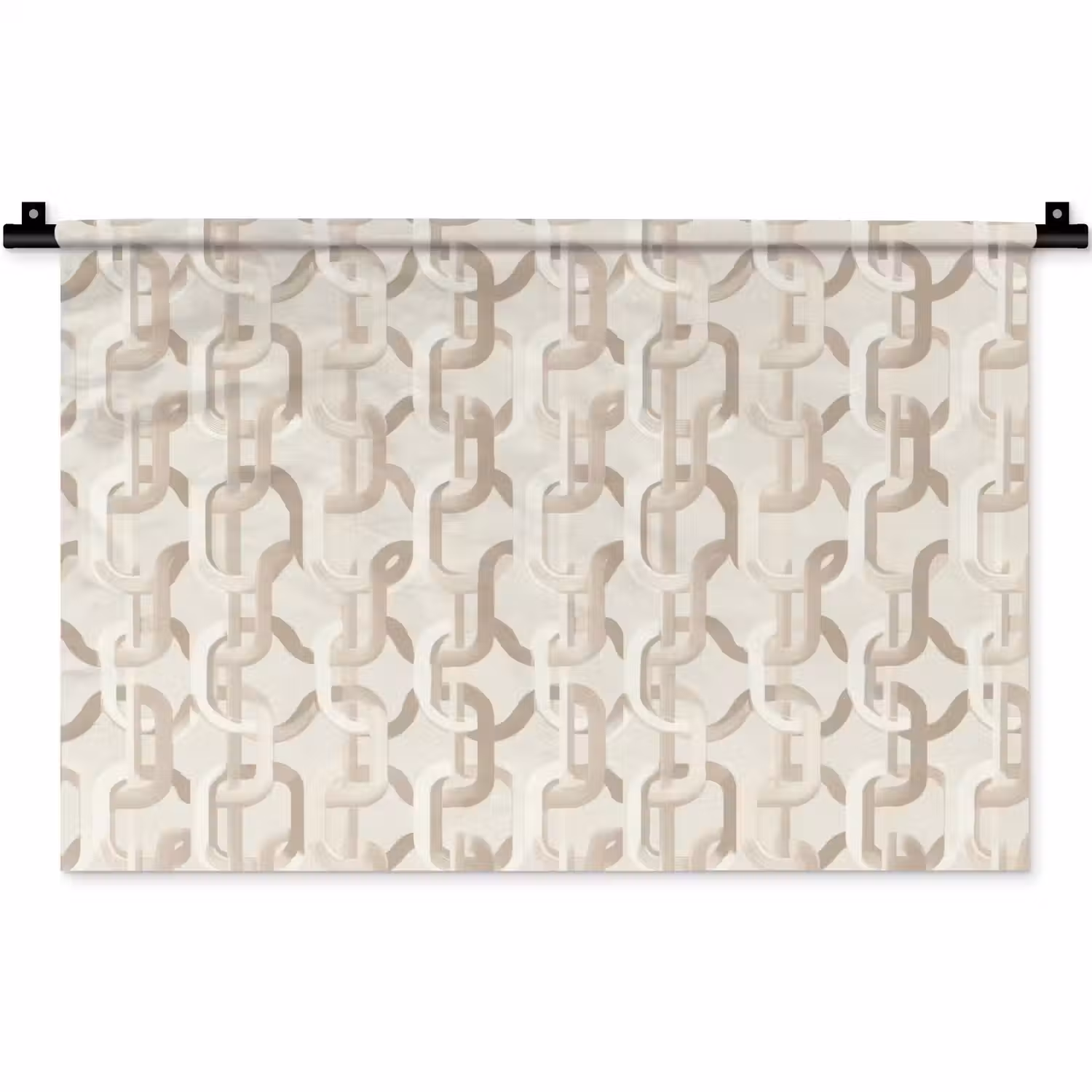 Motief - Abstract - Beige Wandkleed katoen klein 269 -zz3d