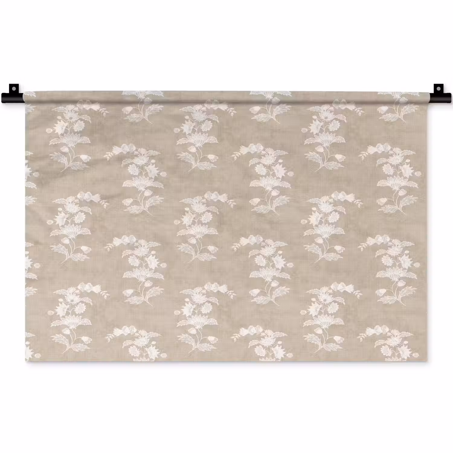 Motief - Beige - Linnen Wandkleed katoen klein 269 -zz3d