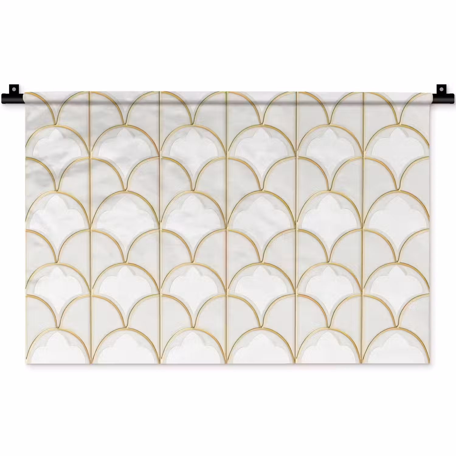 Mozaïek - Bogen - Goud Wandkleed katoen klein 269 -zz3d