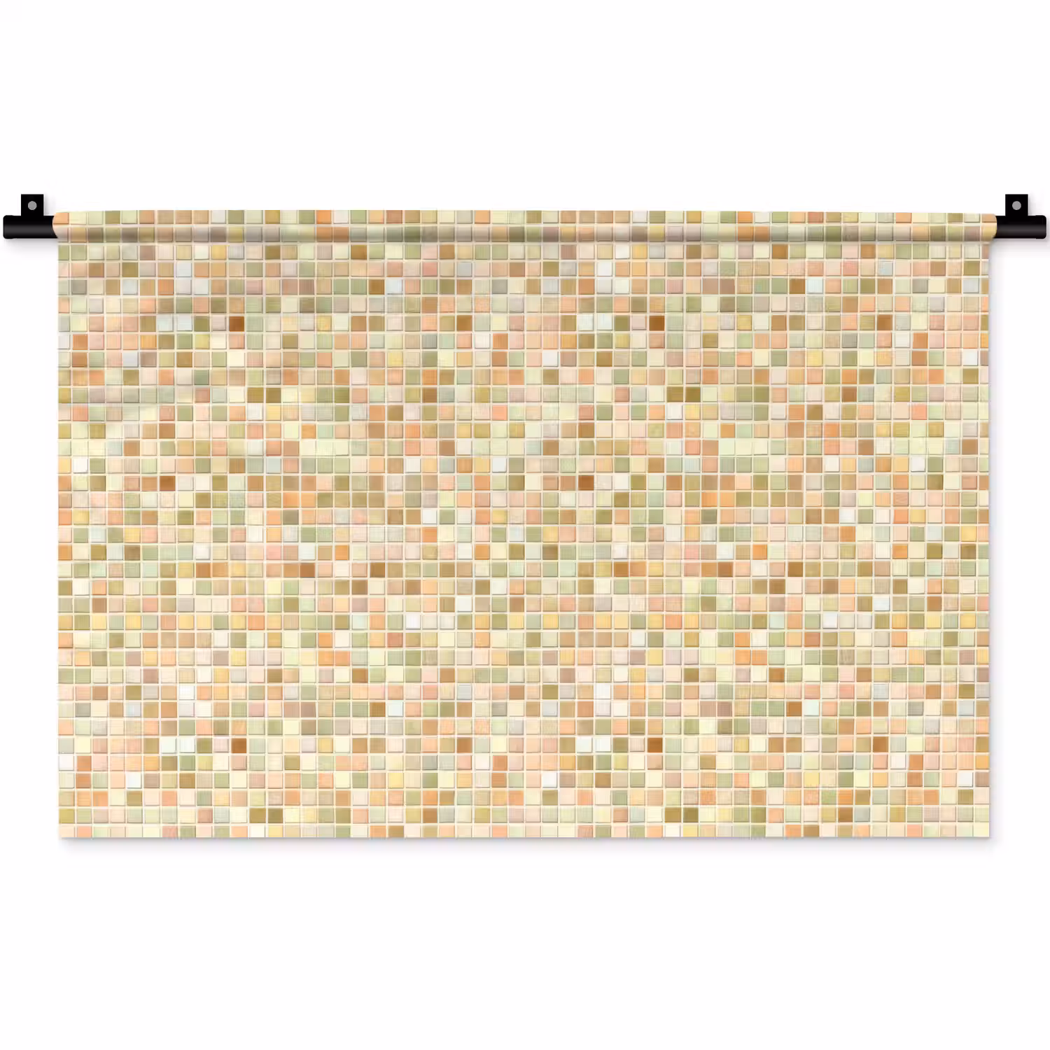Mozaïek - Patroon - Terracotta Wandkleed katoen klein 269 -zz3d