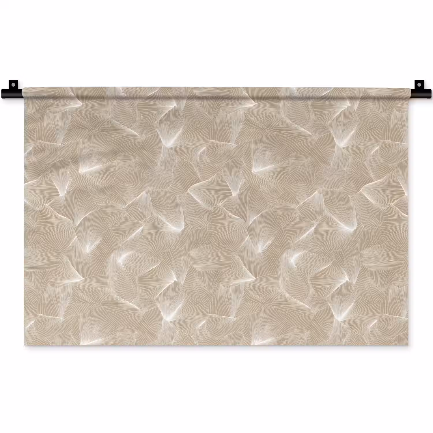 Organisch - Textuur - Beige Wandkleed katoen klein 269 -zz3d
