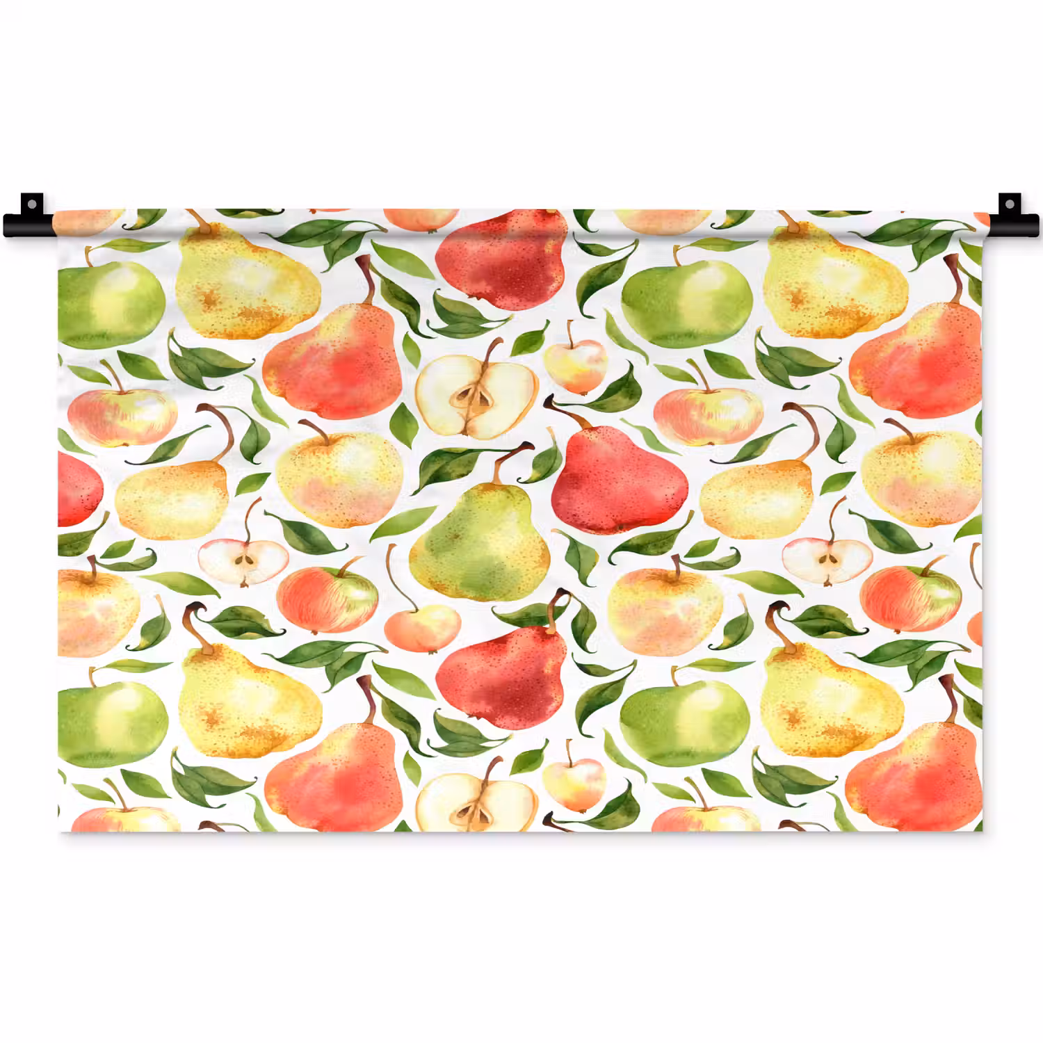 Patroon - Appels - Peren Wandkleed katoen klein 269 -zz3d