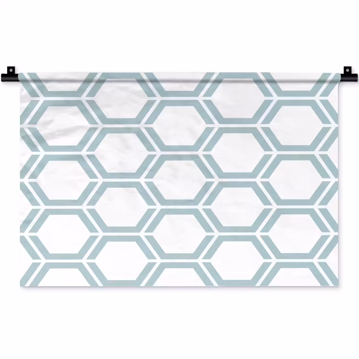 Patroon - Lijn - Design - Hexagon Wandkleed katoen klein 269 -zz3d