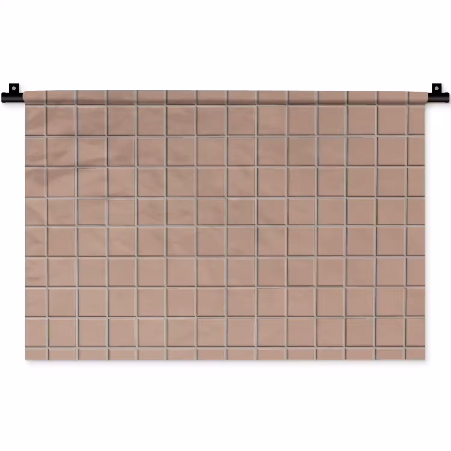 Patroon - Tegel - Oudroze Wandkleed katoen klein 269 -zz3d
