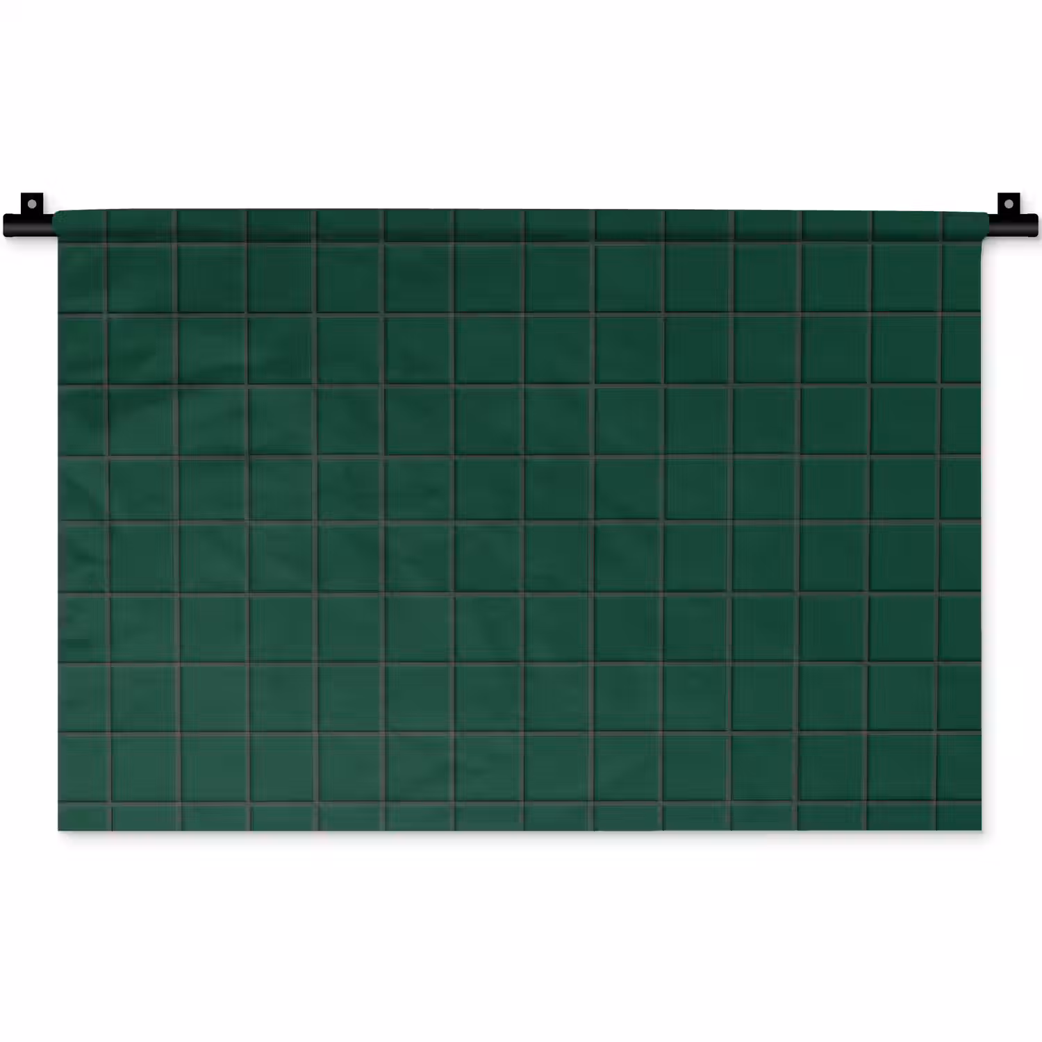 Patroon - Tegels - Dennen - Groen Wandkleed katoen klein 269 -zz3d