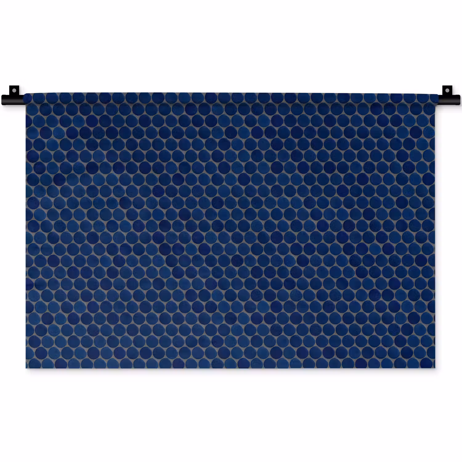 Penny - Mozaïek - Donkerblauw Wandkleed katoen klein 269 -zz3d