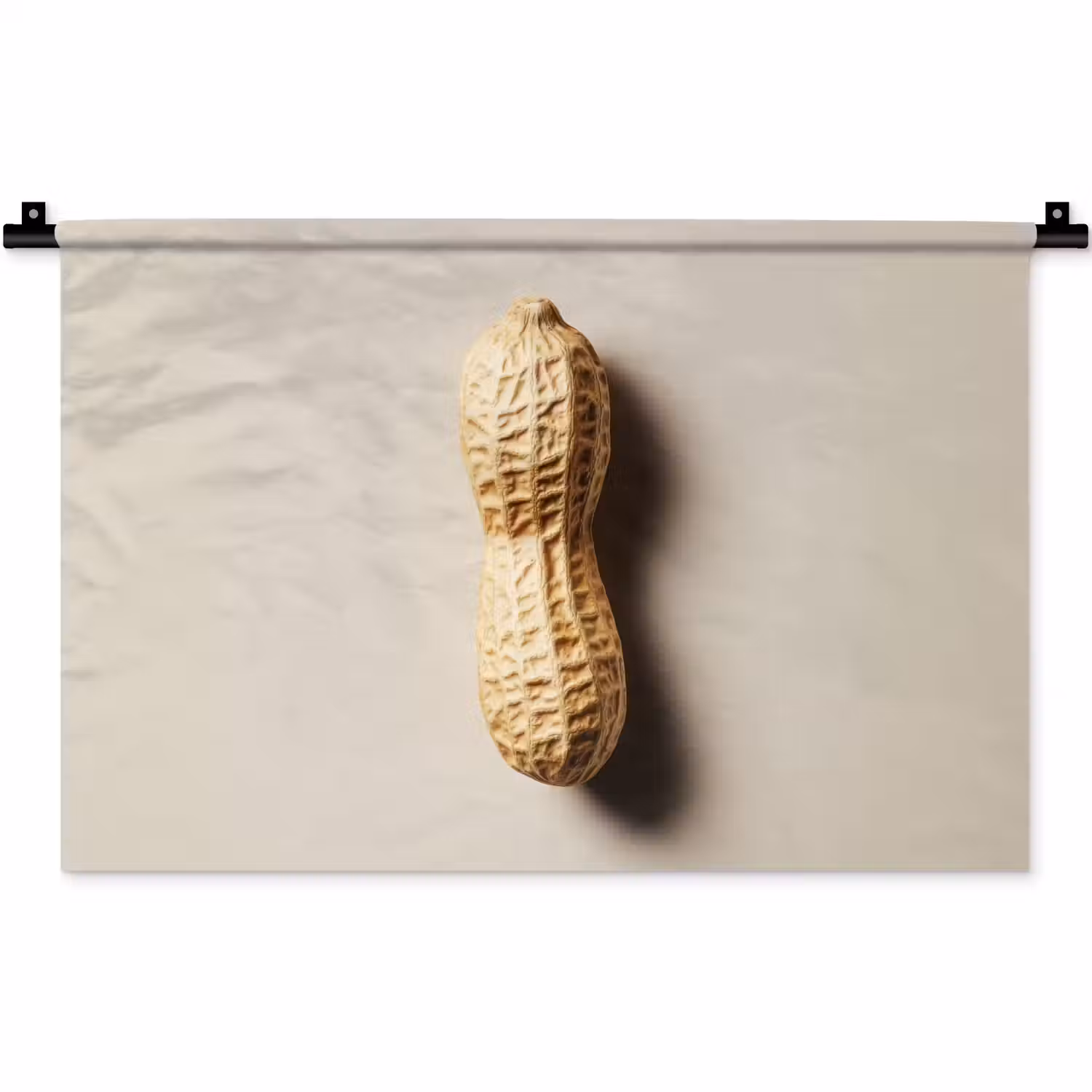 Pinda - Ruw - Beige Wandkleed katoen klein -zz3d