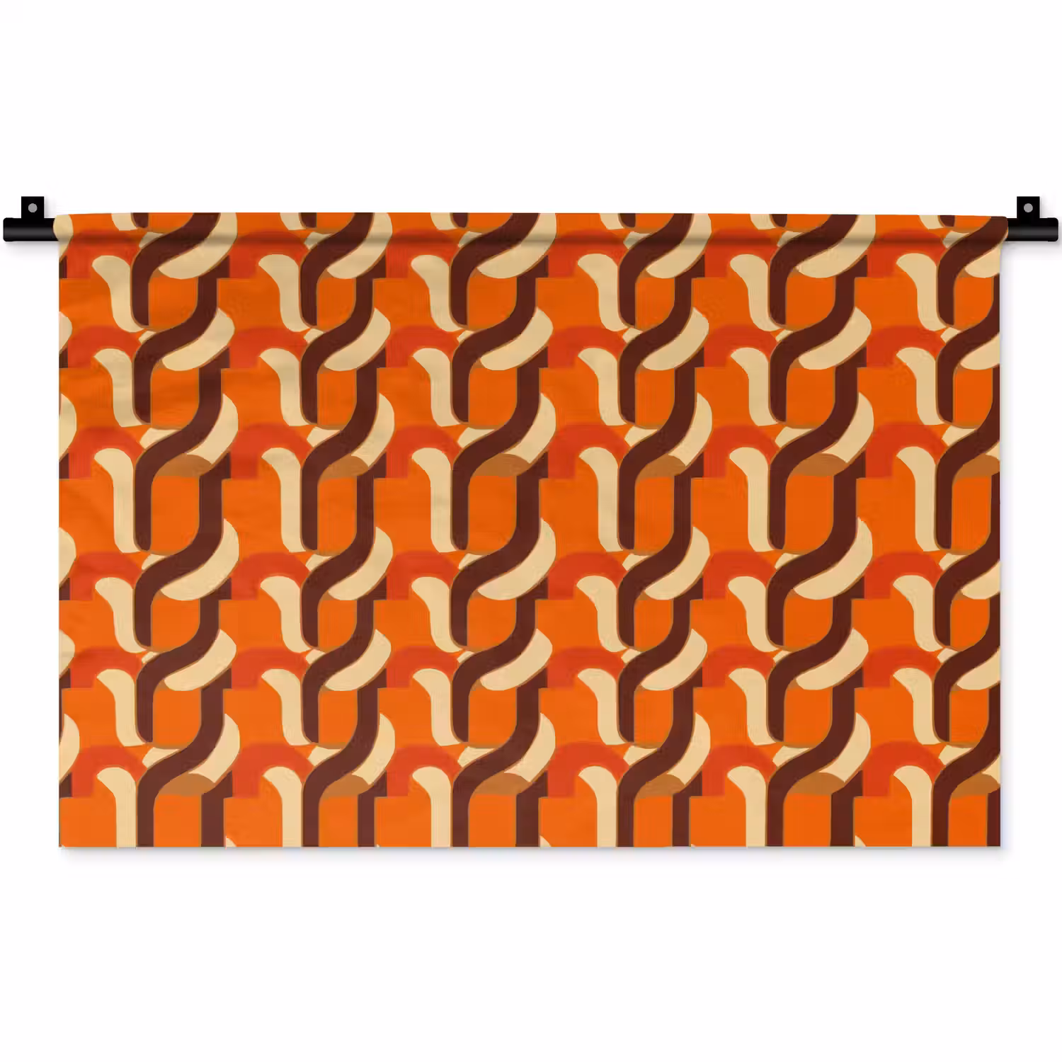 Retro - Modern - Kleurrijk Wandkleed katoen klein 269 -zz3d