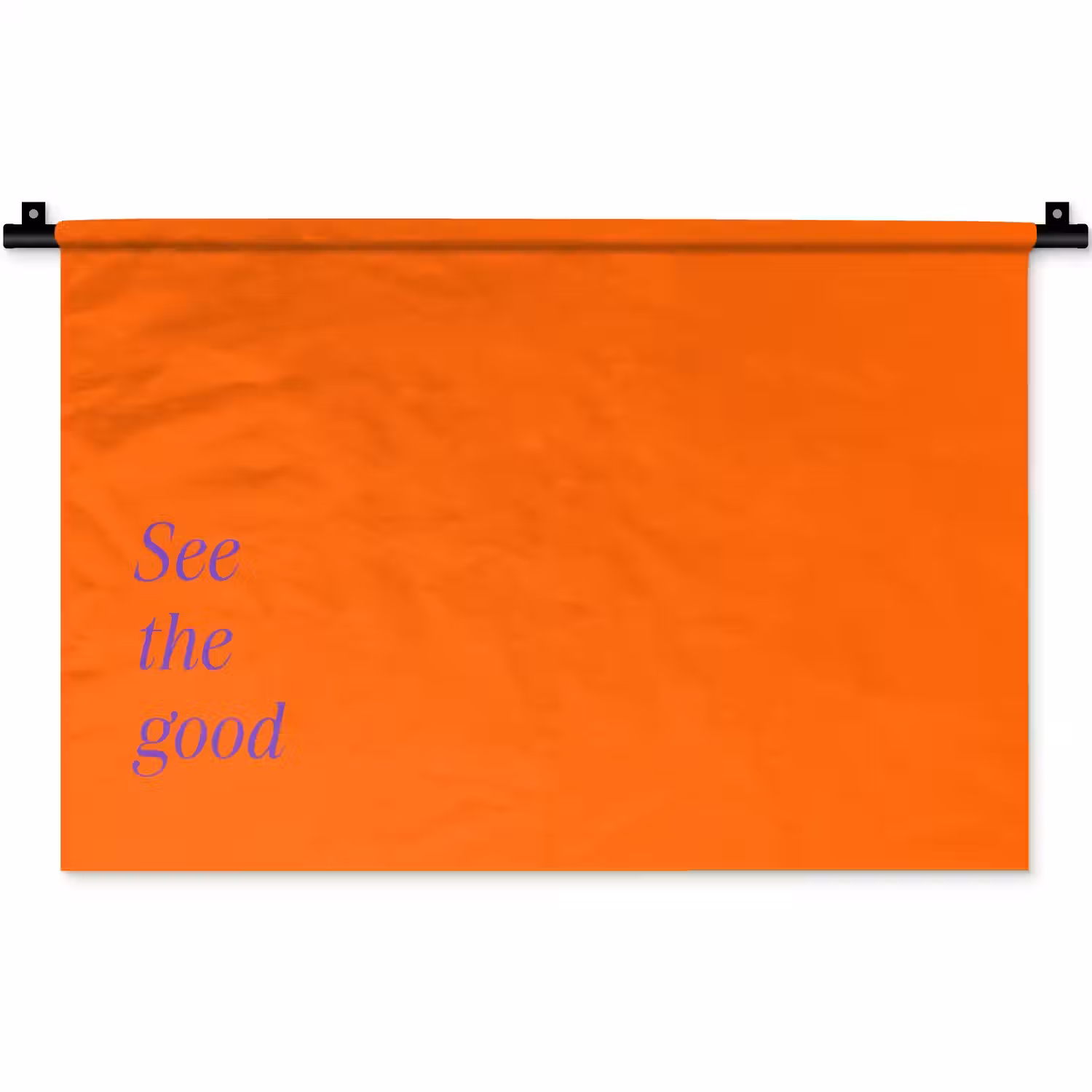 See te good - Paars - Oranje Wandkleed katoen klein -zz3d