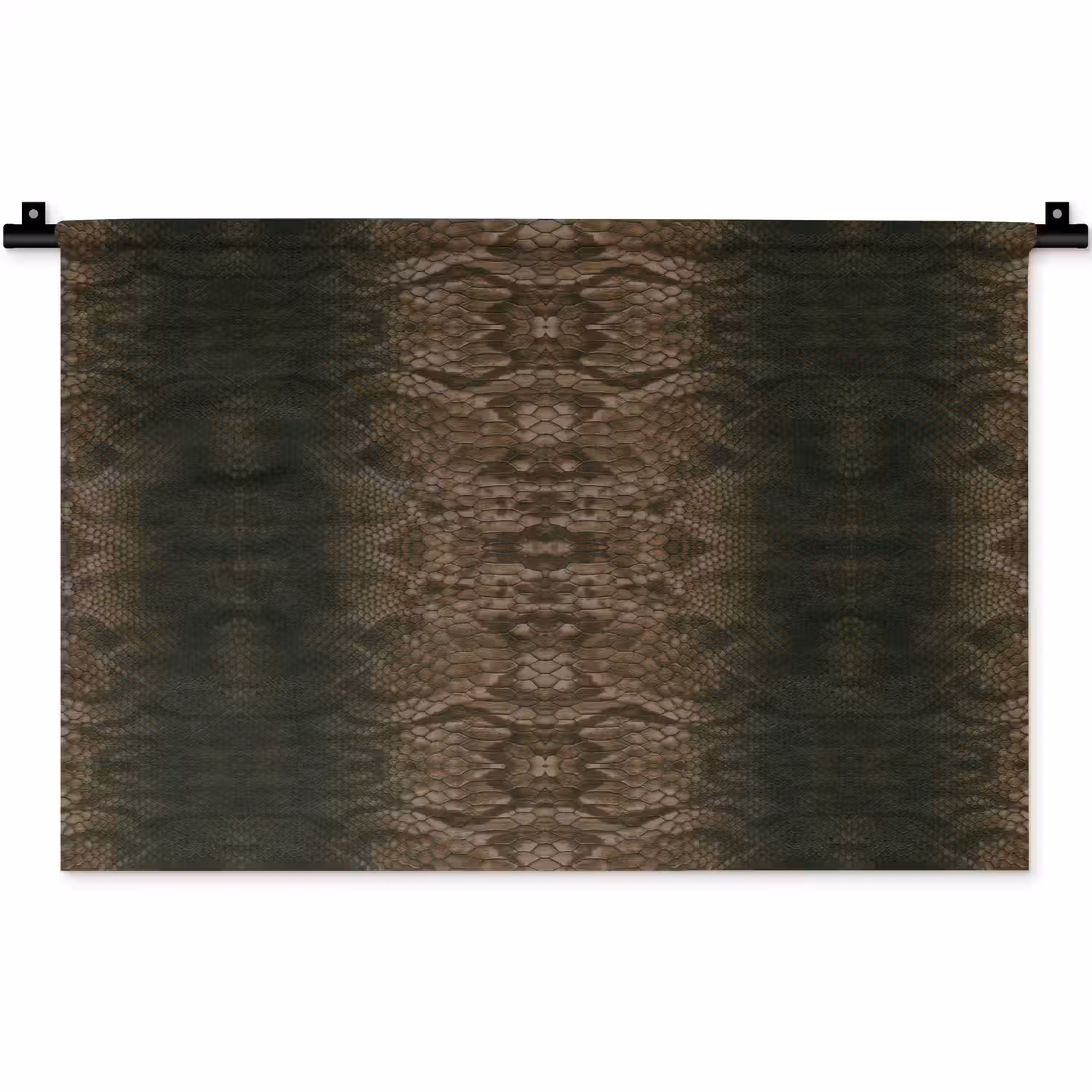Slang - Boa - Diep - Bruin Wandkleed katoen klein 269 -zz3d