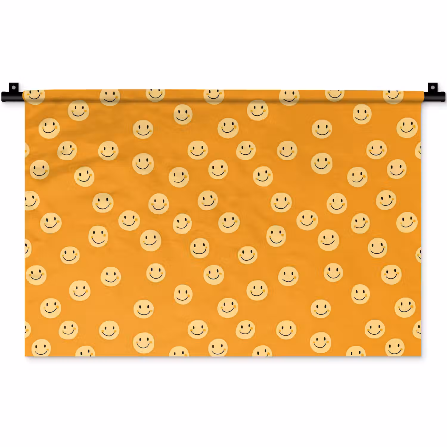Smileys - Retro - Heel Wandkleed katoen klein 269 -zz3d
