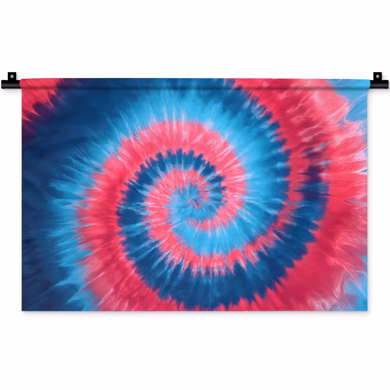Spiraal - Roze - Draaiend Wandkleed katoen klein -zz3d
