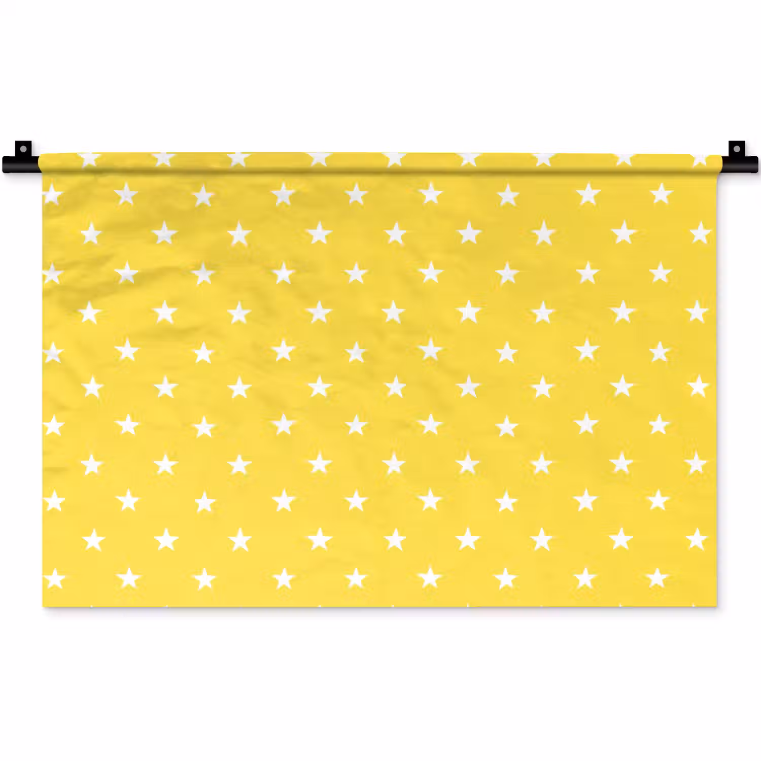 Sterren - Patroon - Minimalistisch - Geel Wandkleed katoen klein 269 -zz3d