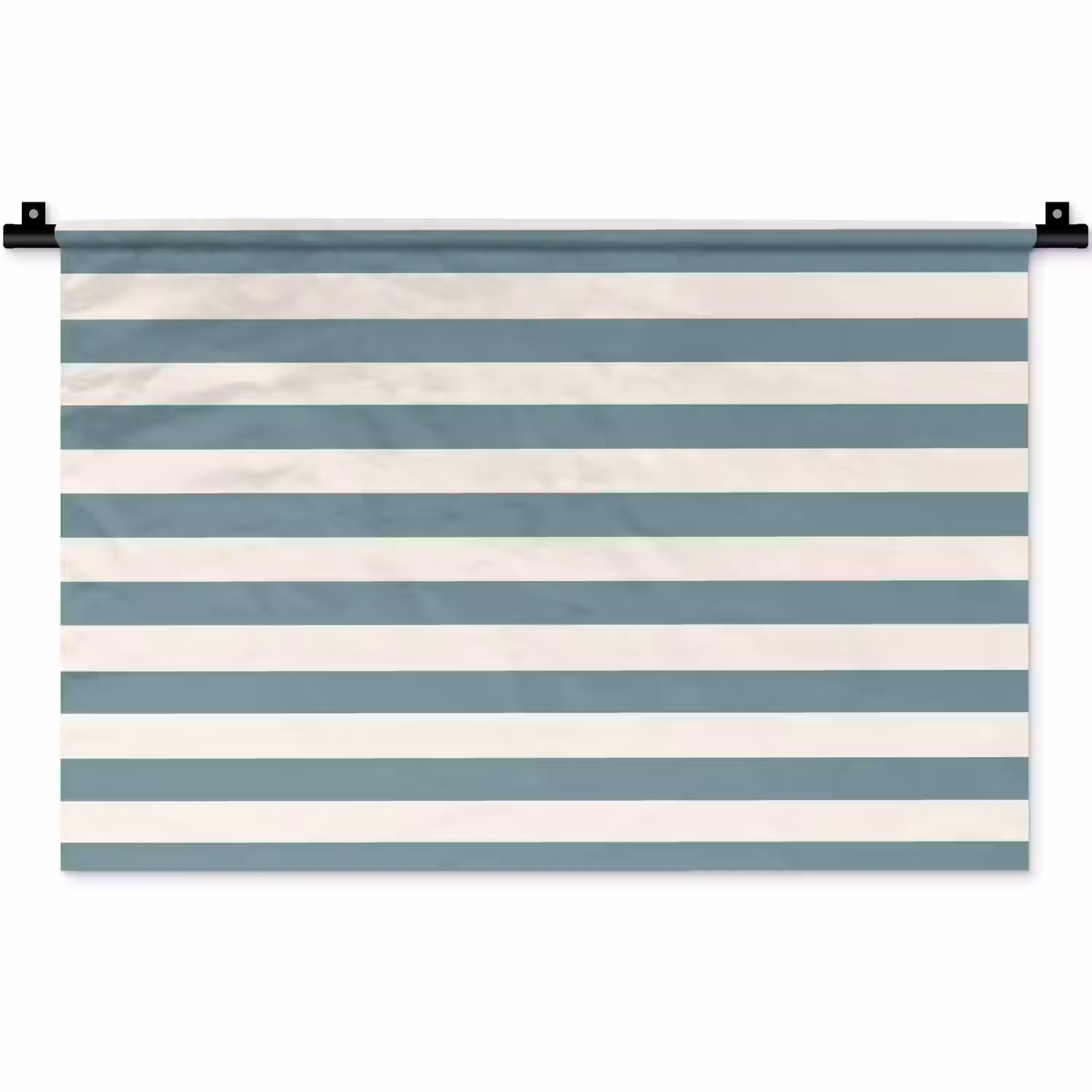 Strepen - Modern - Blauw Wandkleed katoen klein 269 -zz3d