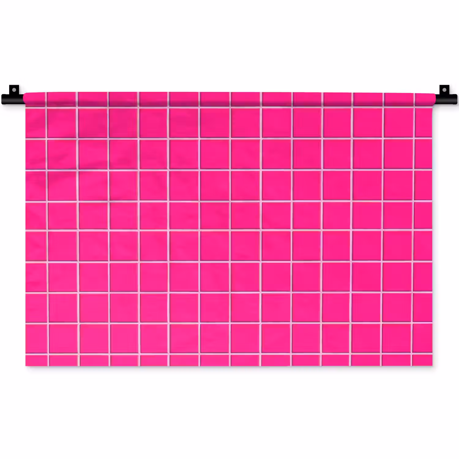 Tegels - Vierkant - Fuchsia Wandkleed katoen klein 269 -zz3d