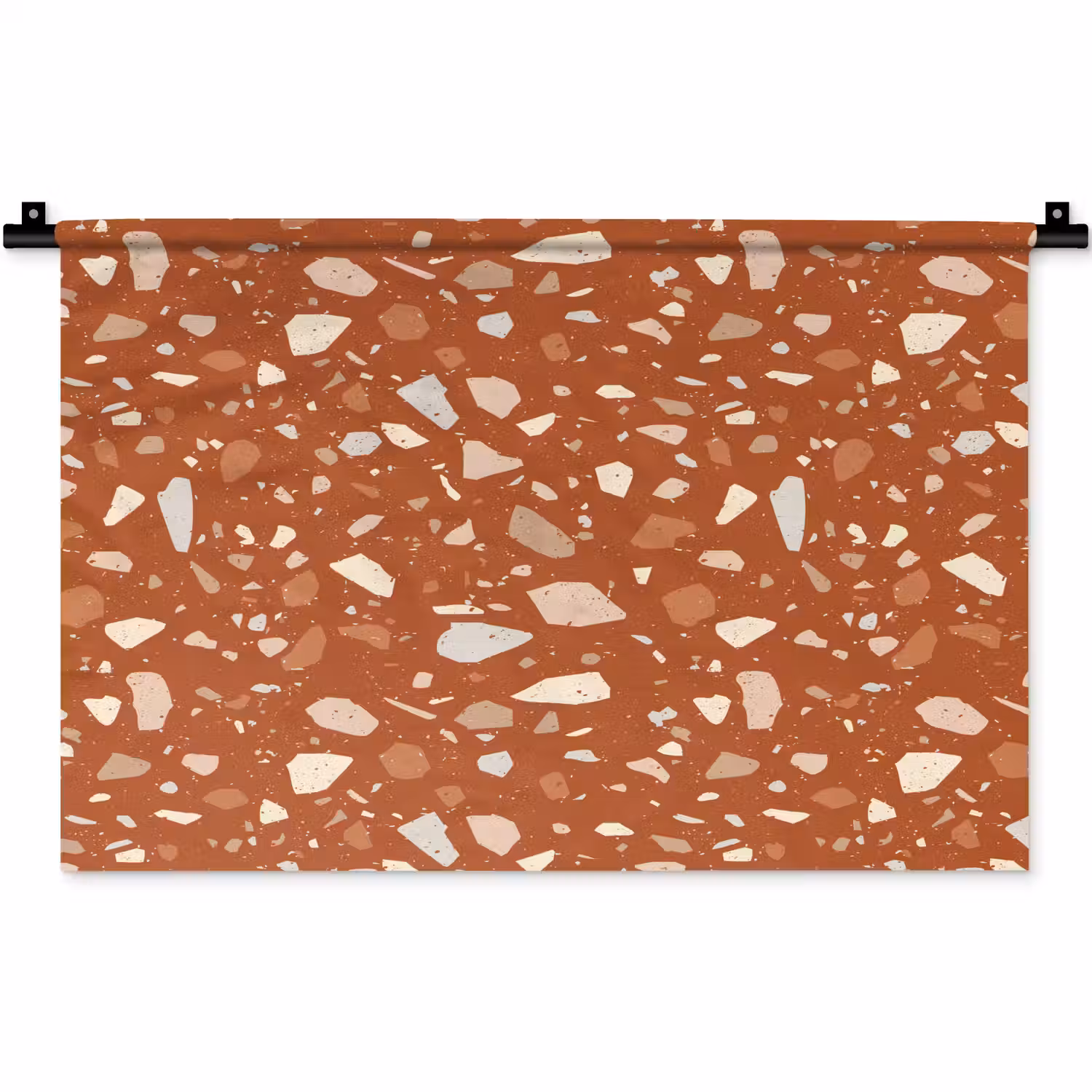 Terrazzo - Patroon - Klei Wandkleed katoen klein 269 -zz3d