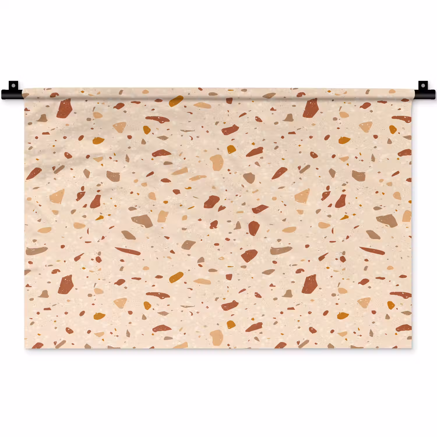 Terrazzo - Patroon - Kleurrijk - Steen Wandkleed katoen klein 269 -zz3d