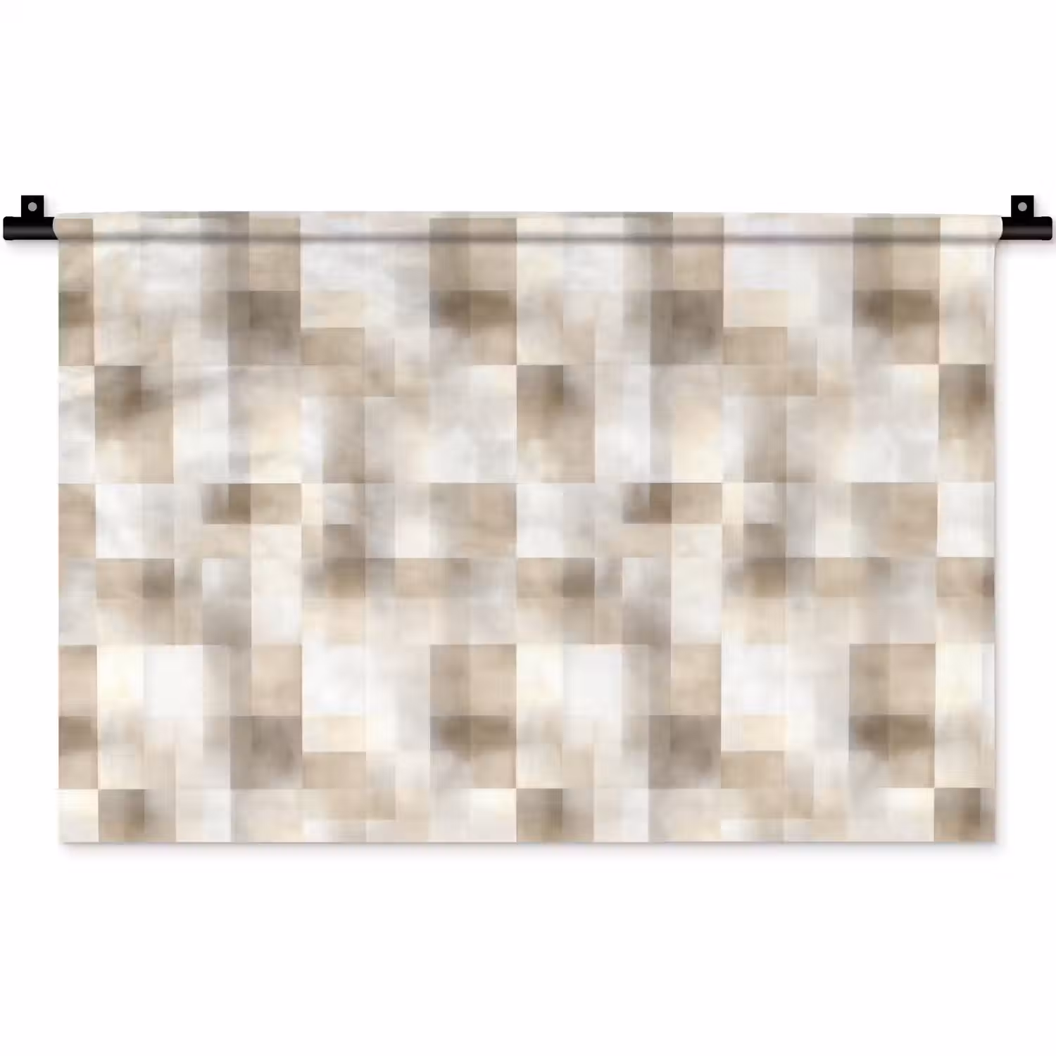 Textuur - Linnen - Beige Wandkleed katoen klein 269 -zz3d
