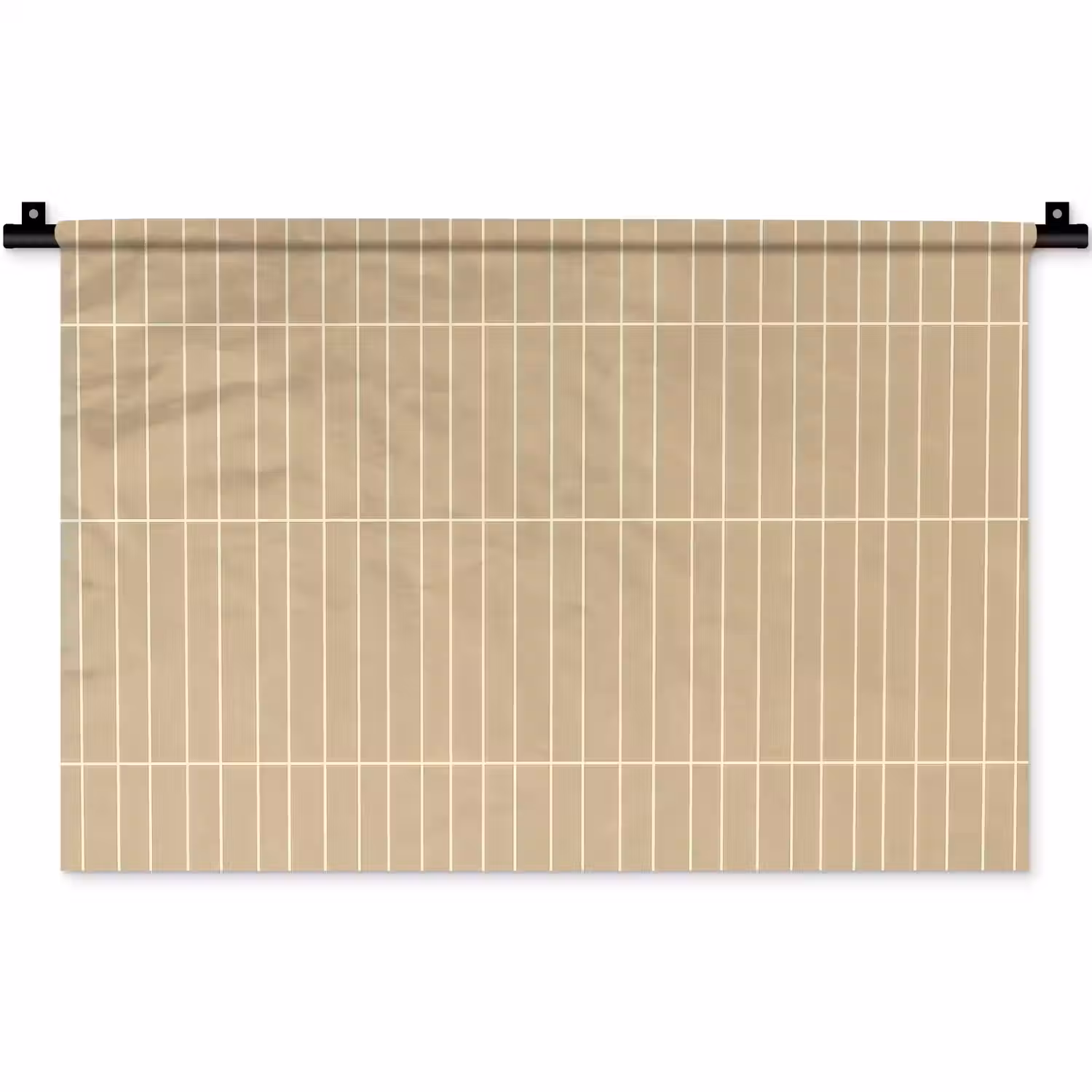 Verticaal - Wandtegel - Zand - Beige Wandkleed katoen klein 269 -zz3d