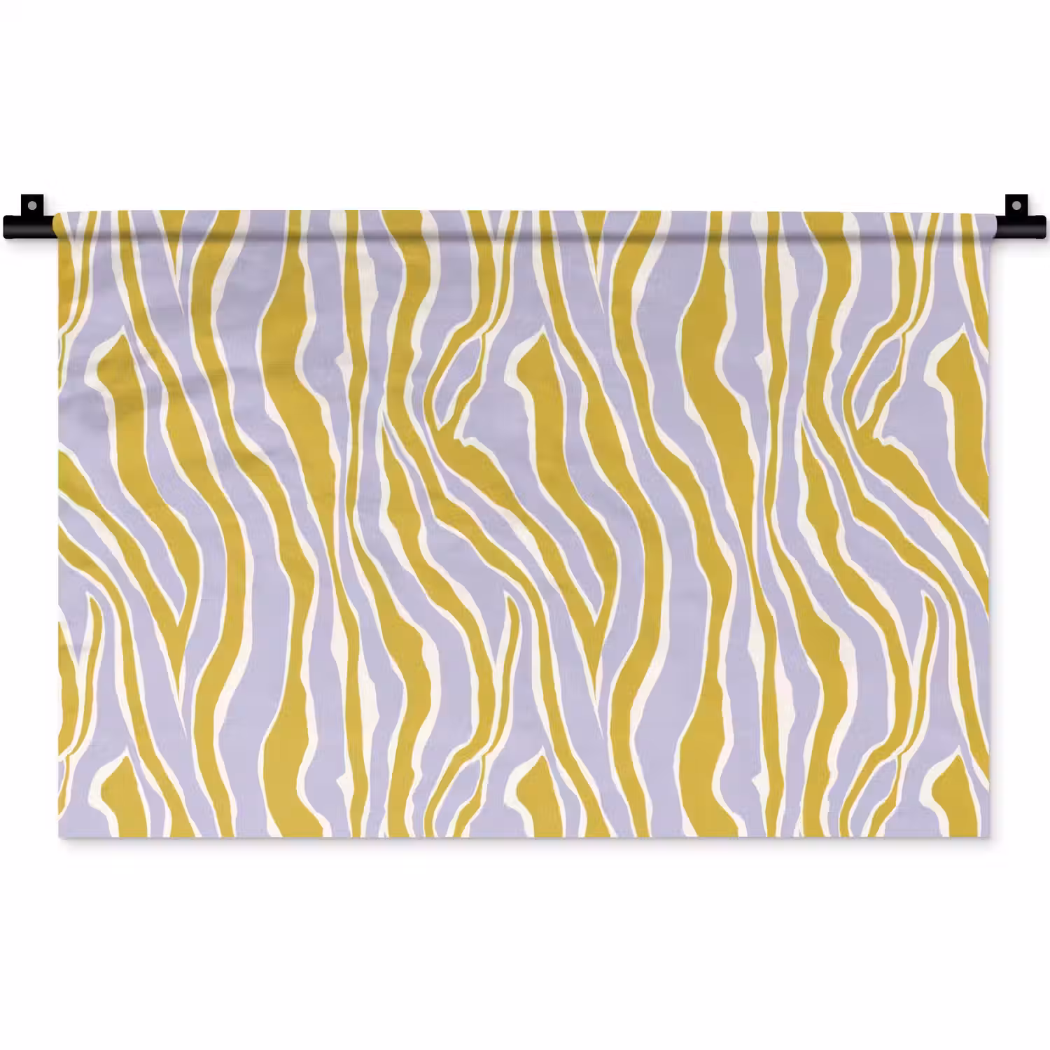Zebra - Modern - Meerkleurig Wandkleed katoen klein 269 -zz3d