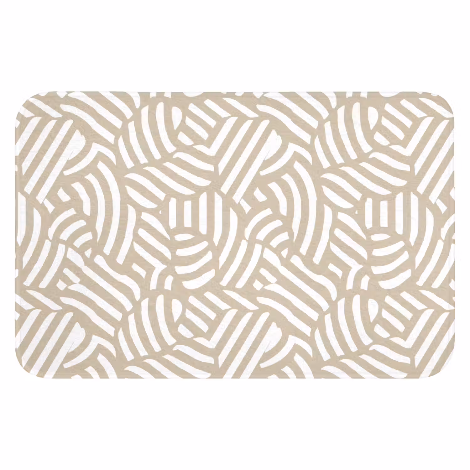 Abstract - Modern - Beige WCmat klein 1009 -3d