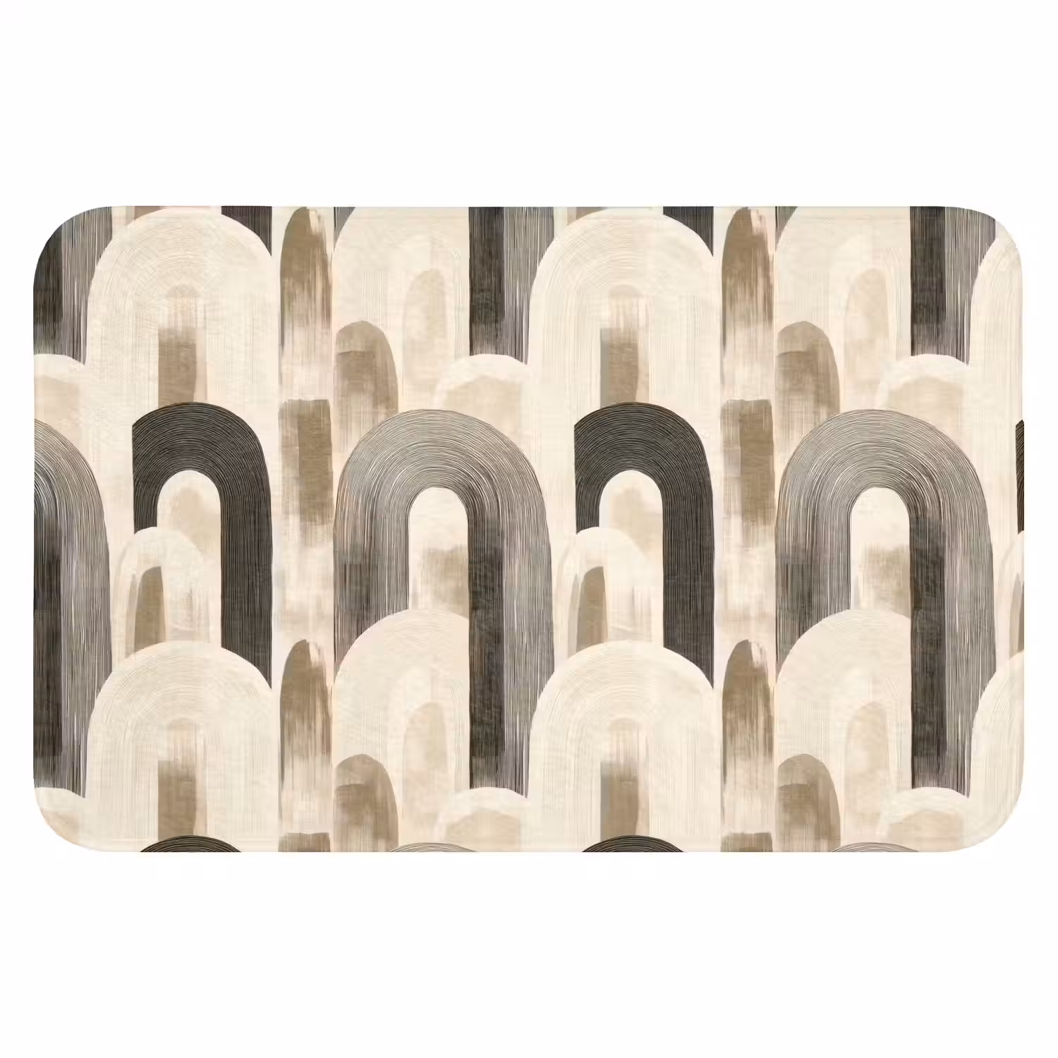 Abstract - Patroon - Bogen WCmat klein 1009 -3d